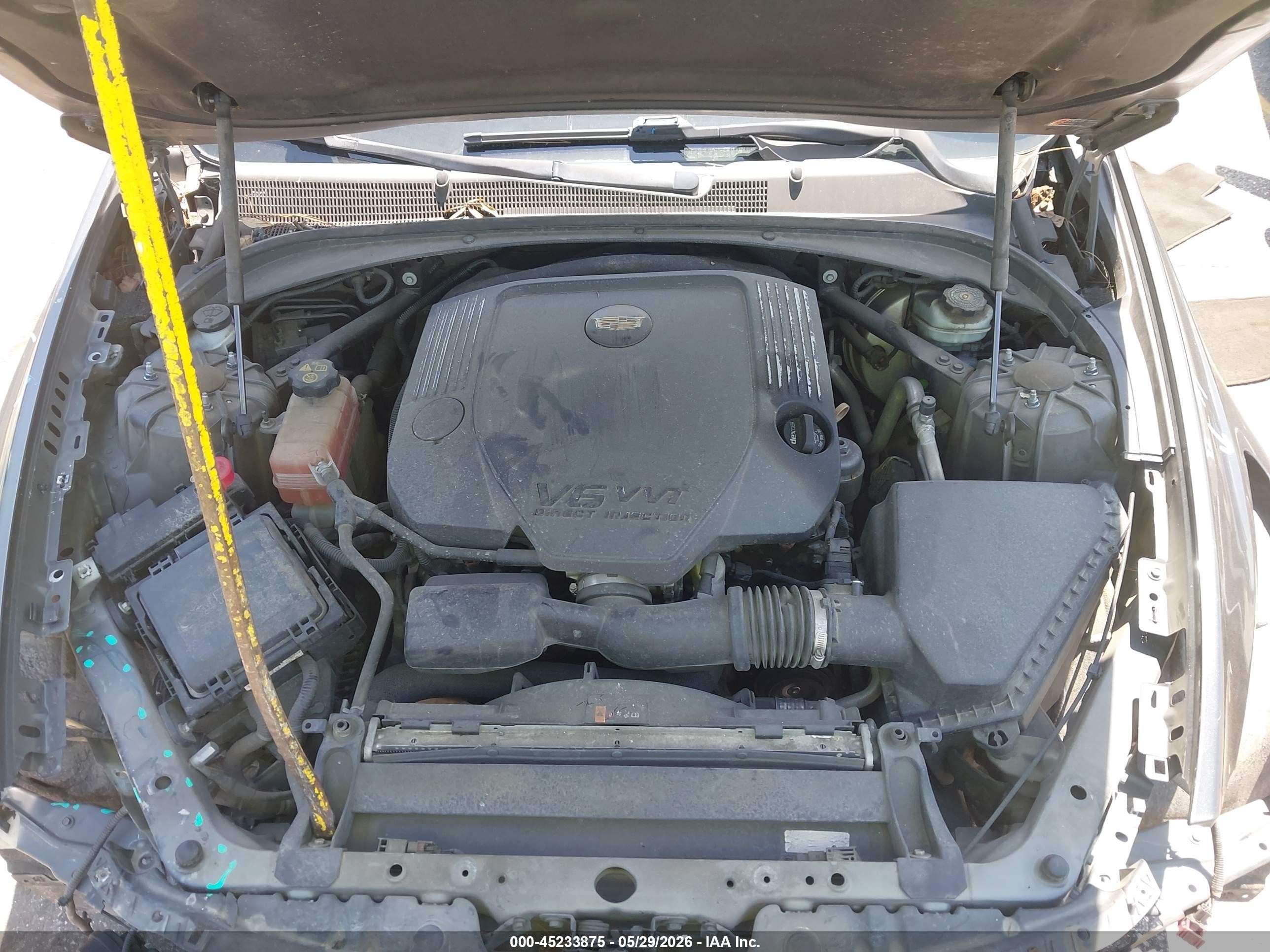 2015 Cadillac Cts Premium Серый vin: 1G6AT5S37F0125797