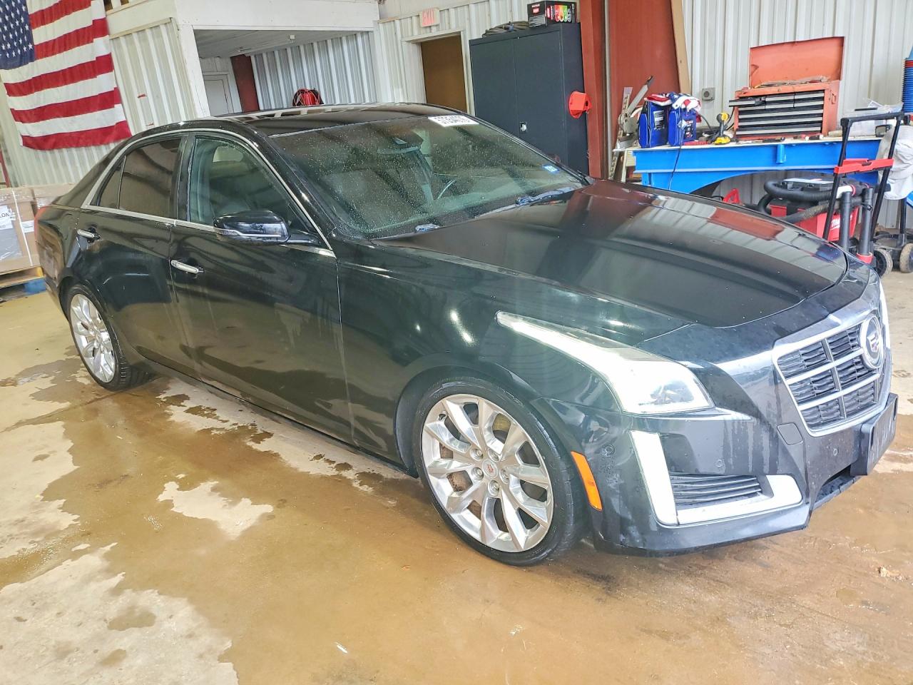 2014 Cadillac Cts Premium Collection Black vin: 1G6AT5S38E0171301