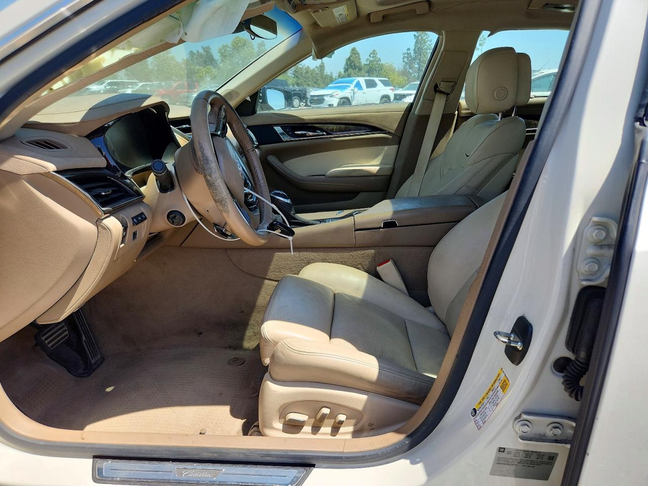 2014 Cadillac Cts Premium Collection White vin: 1G6AT5SX4E0169161