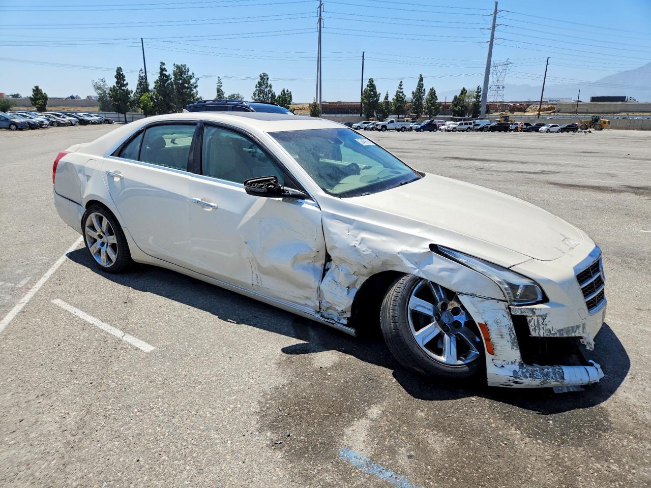 2014 Cadillac Cts Premium Collection White vin: 1G6AT5SX4E0169161