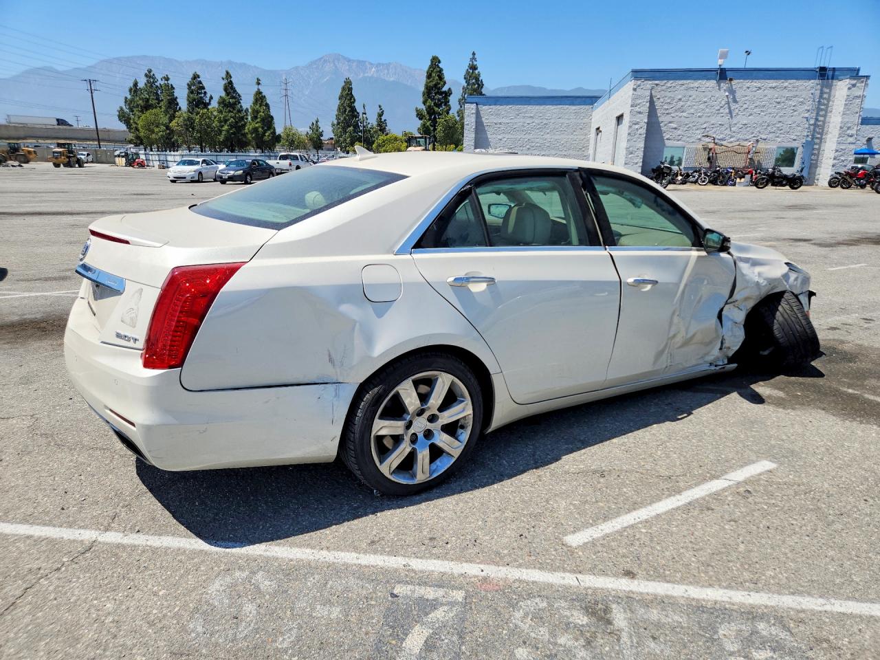 2014 Cadillac Cts Premium Collection White vin: 1G6AT5SX4E0169161