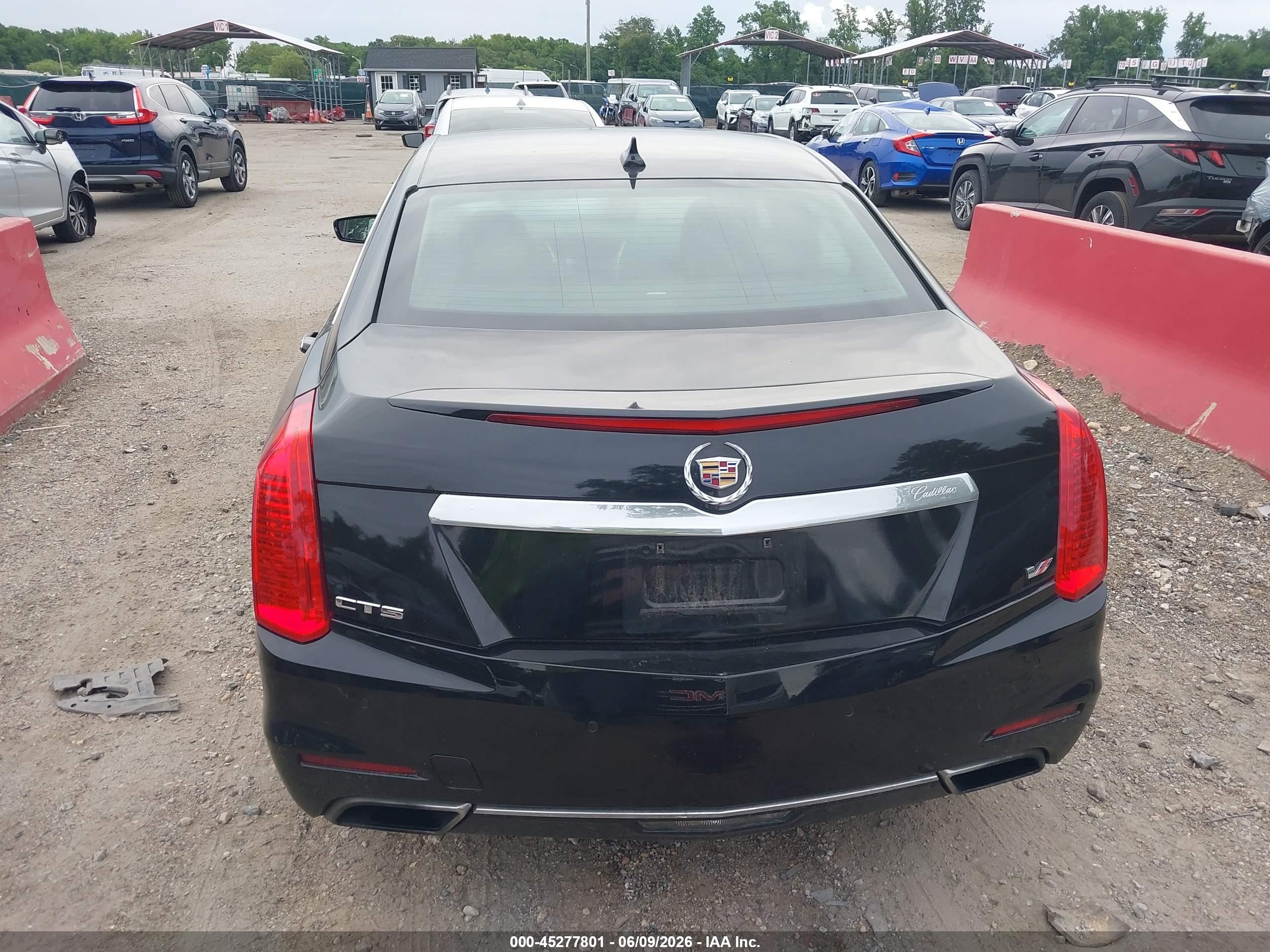 2014 Cadillac Cts Vsport Черный vin: 1G6AU5S80E0192376