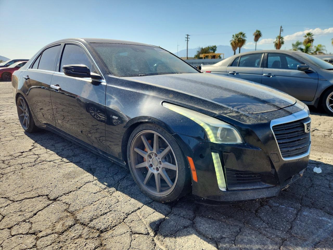 2015 Cadillac Cts Vsport Черный vin: 1G6AU5S80F0112575