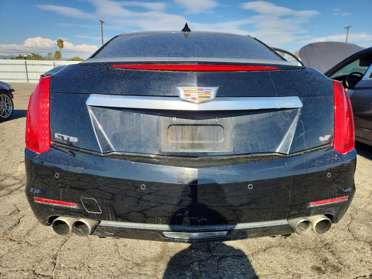 2015 Cadillac Cts Vsport Черный vin: 1G6AU5S80F0112575