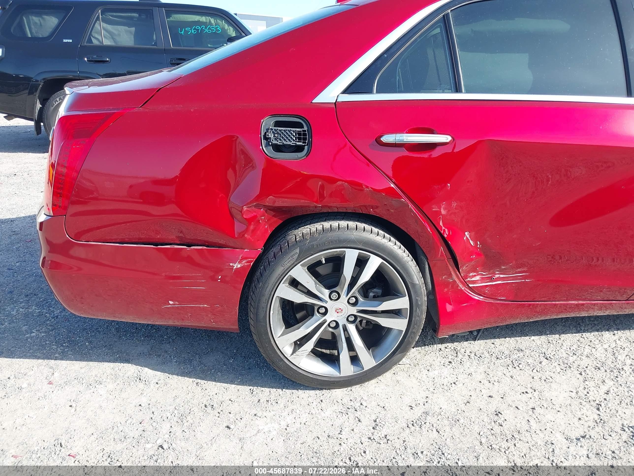 2014 Cadillac Cts Vsport Premium Red vin: 1G6AV5S80E0188373