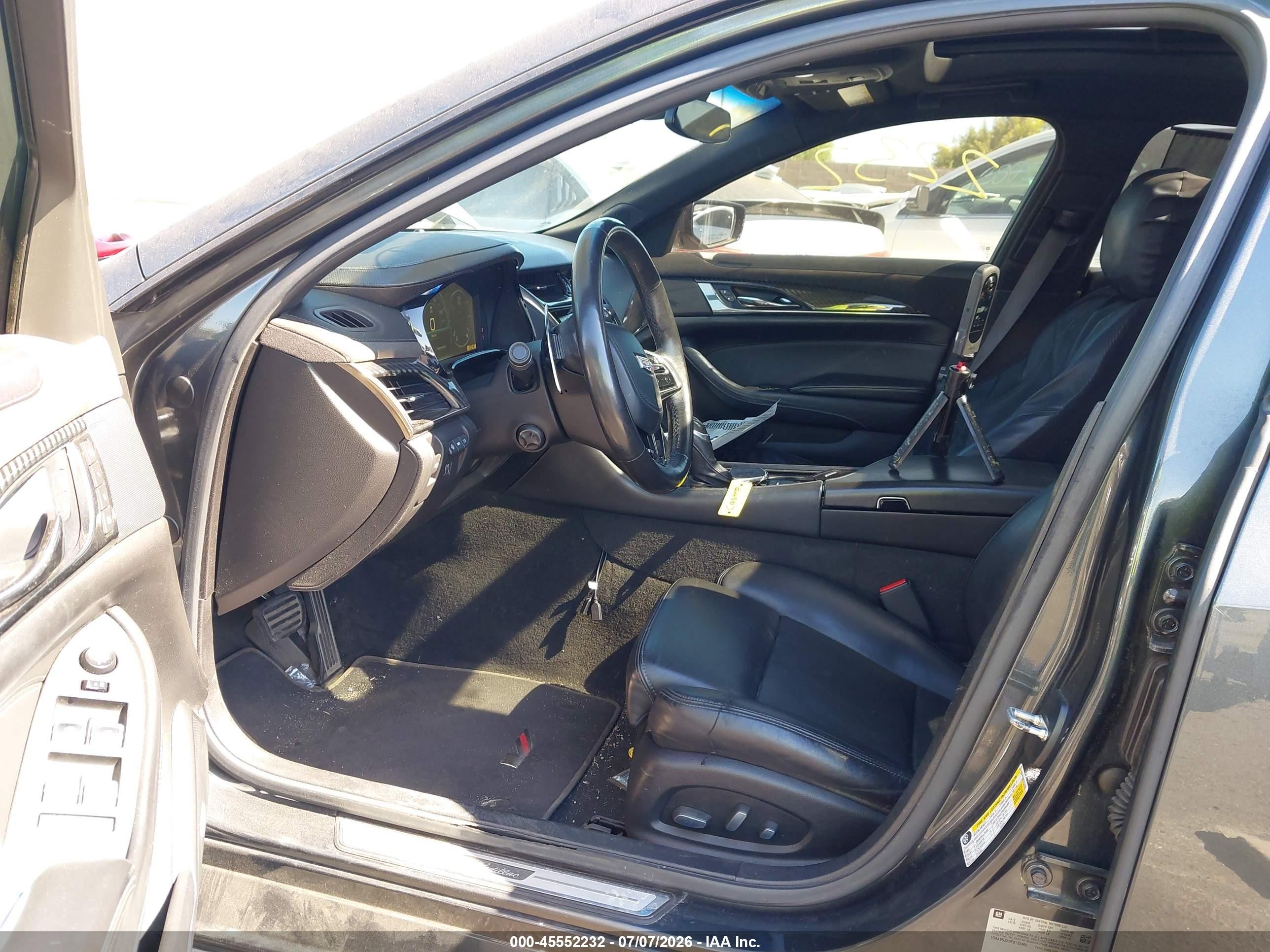 2015 Cadillac Cts Vsport Premium Gray vin: 1G6AV5S80F0132466