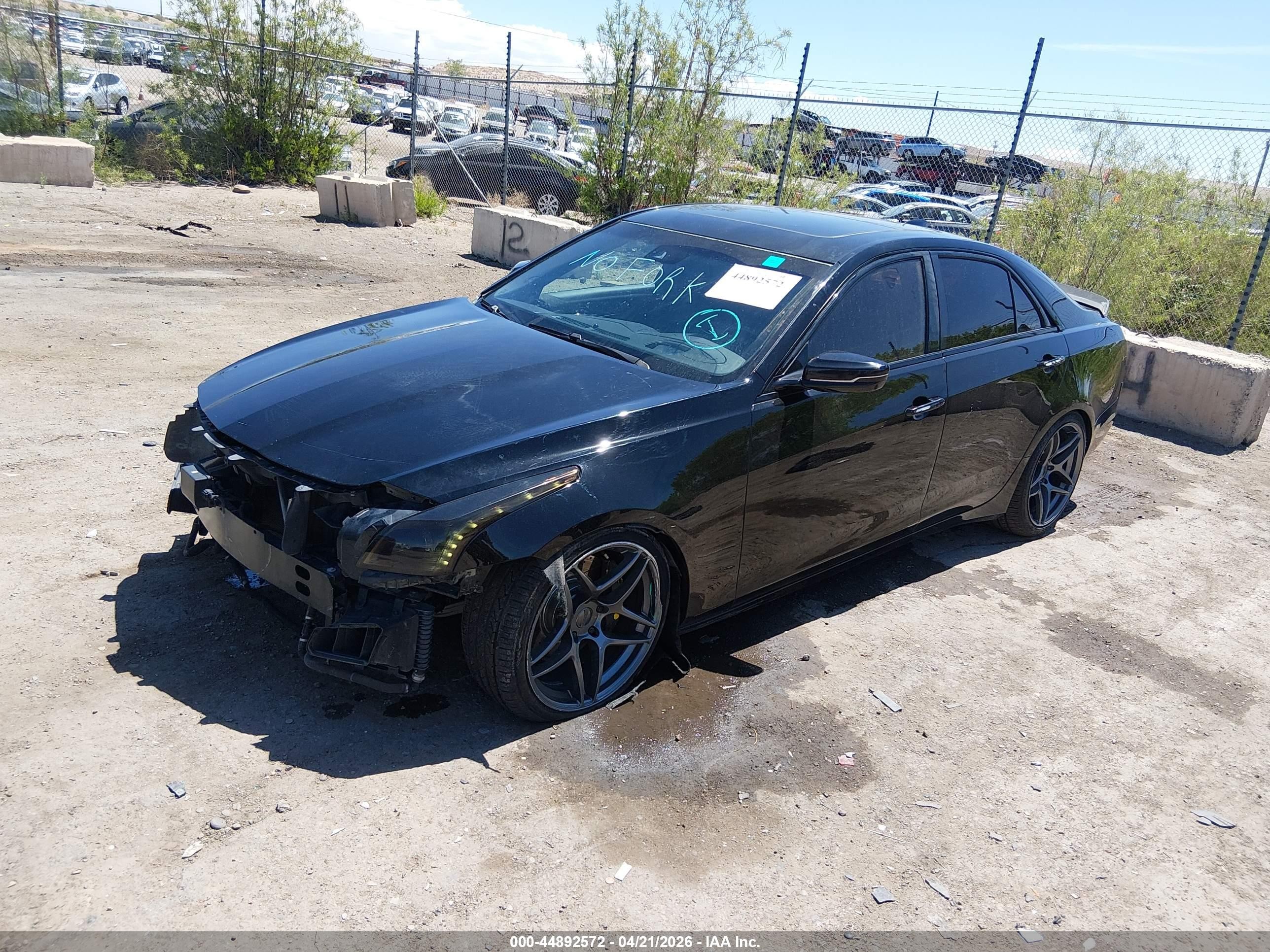 2016 Cadillac Cts V-sport Premium Black vin: 1G6AV5S81G0129531