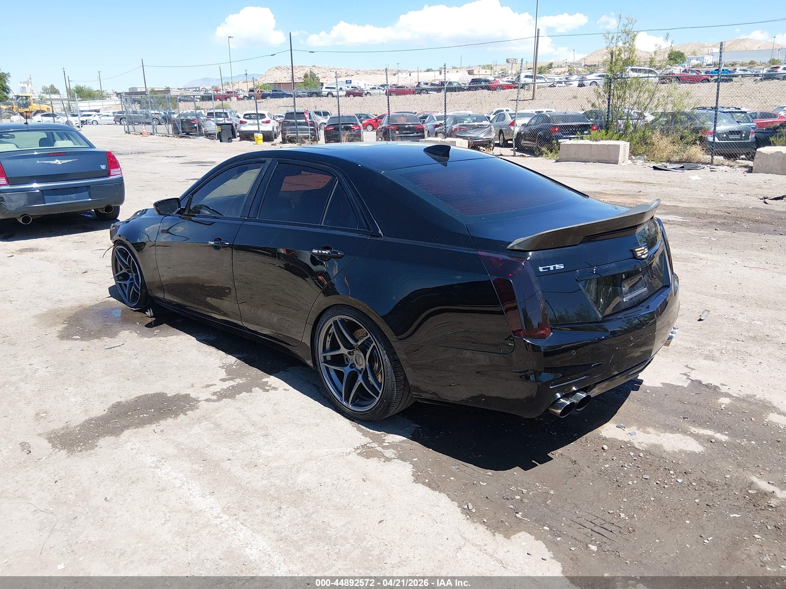 2016 Cadillac Cts V-sport Premium Black vin: 1G6AV5S81G0129531
