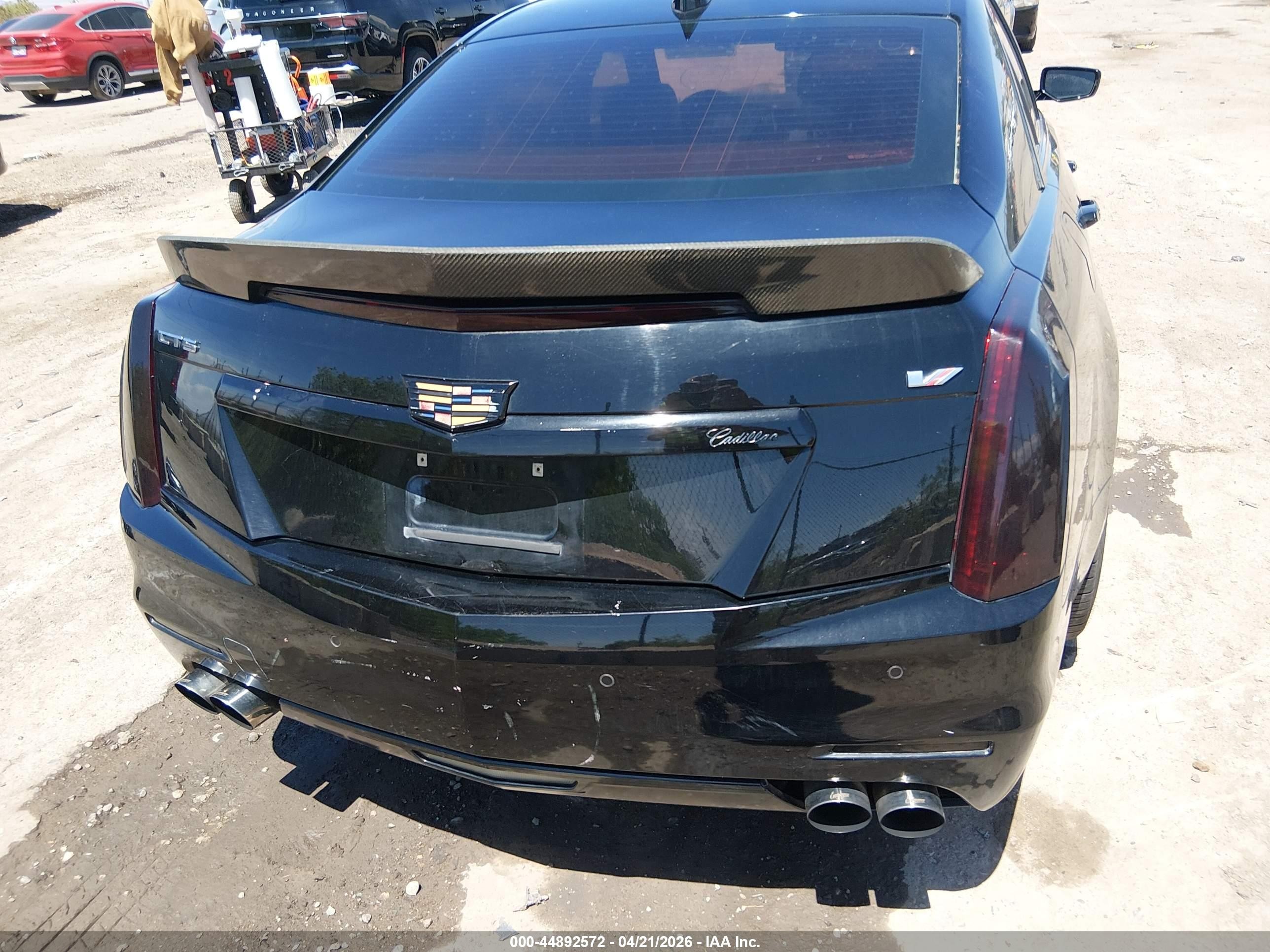 2016 Cadillac Cts V-sport Premium Black vin: 1G6AV5S81G0129531