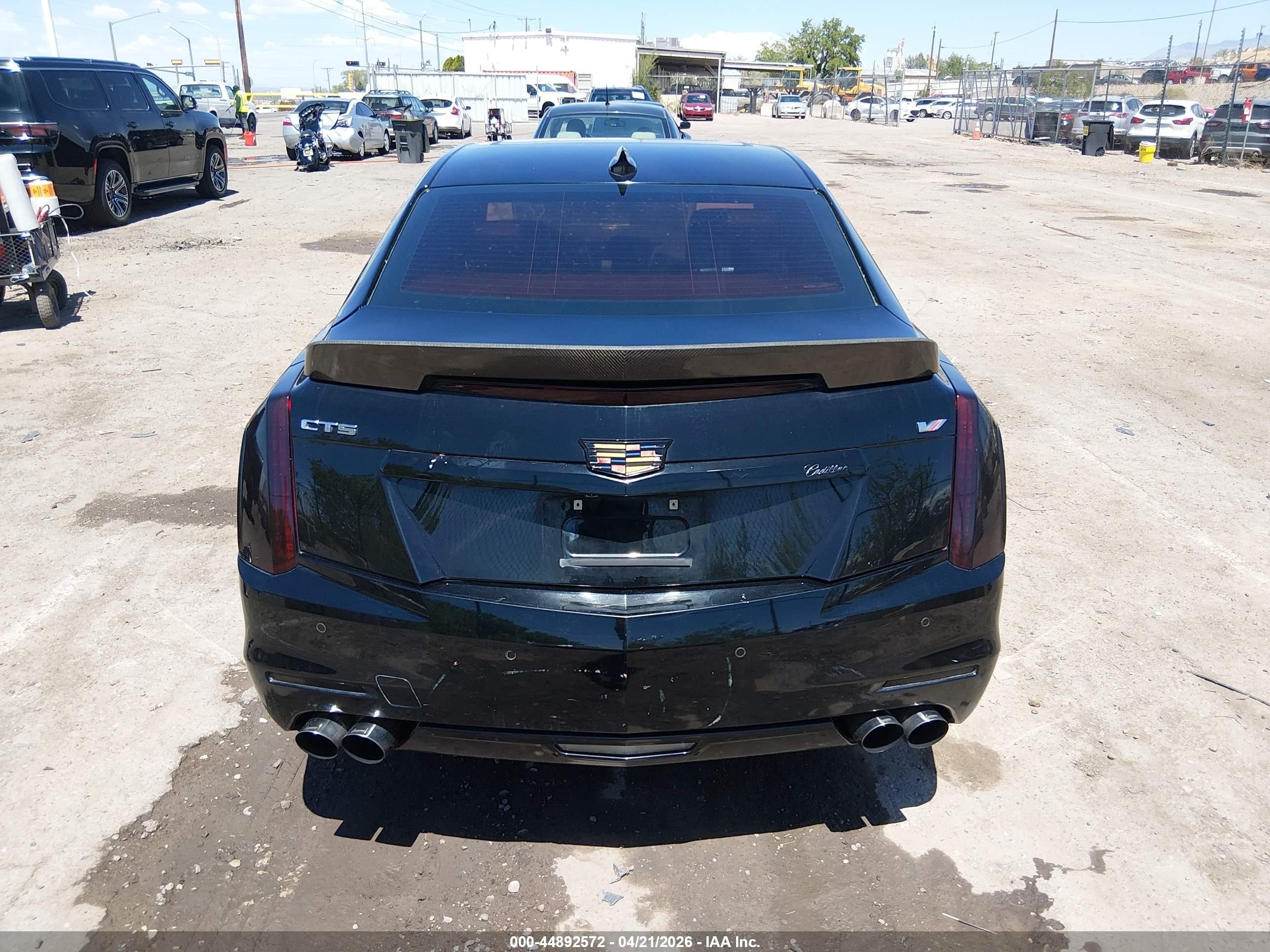 2016 Cadillac Cts V-sport Premium Black vin: 1G6AV5S81G0129531