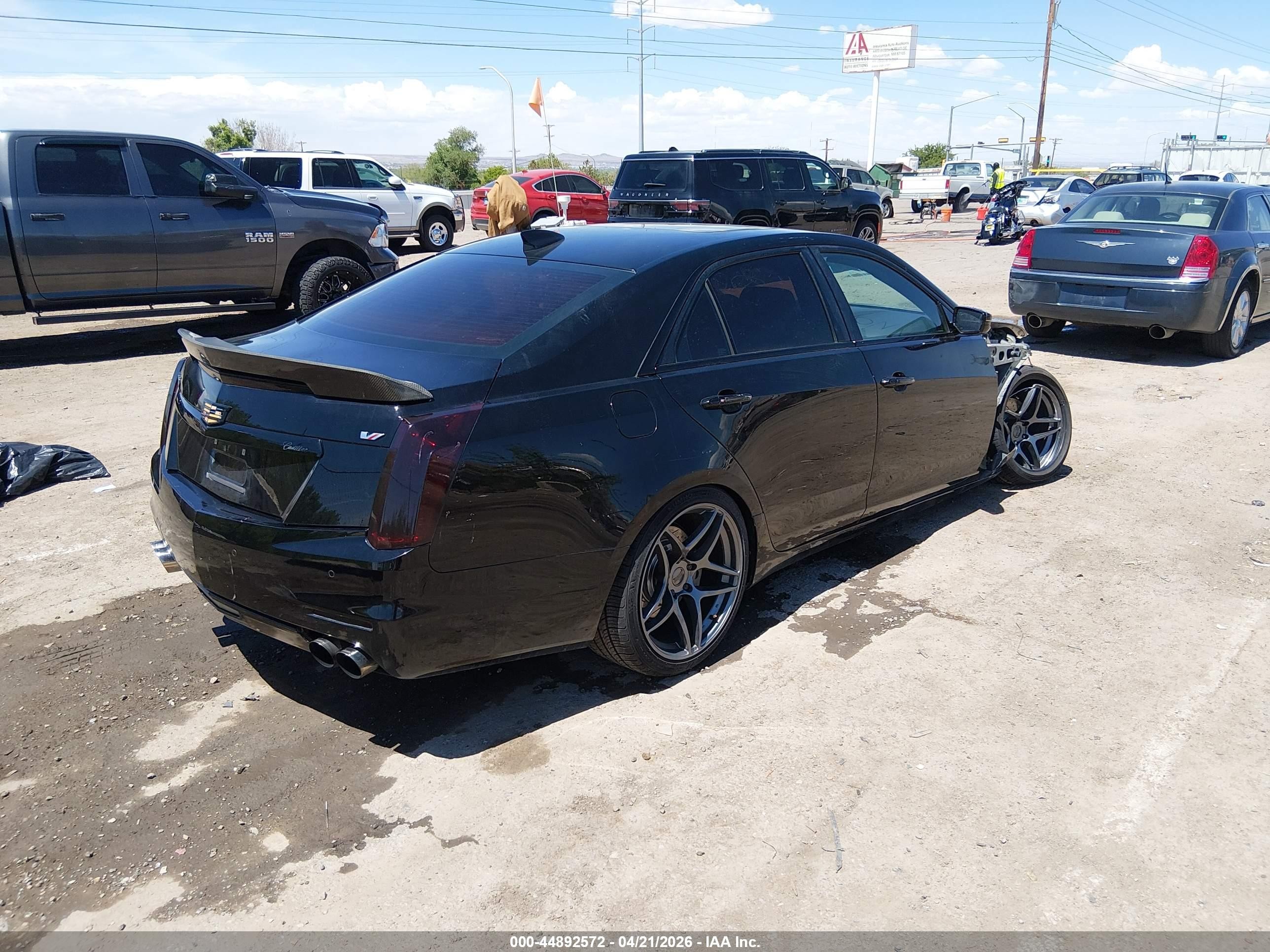 2016 Cadillac Cts V-sport Premium Black vin: 1G6AV5S81G0129531