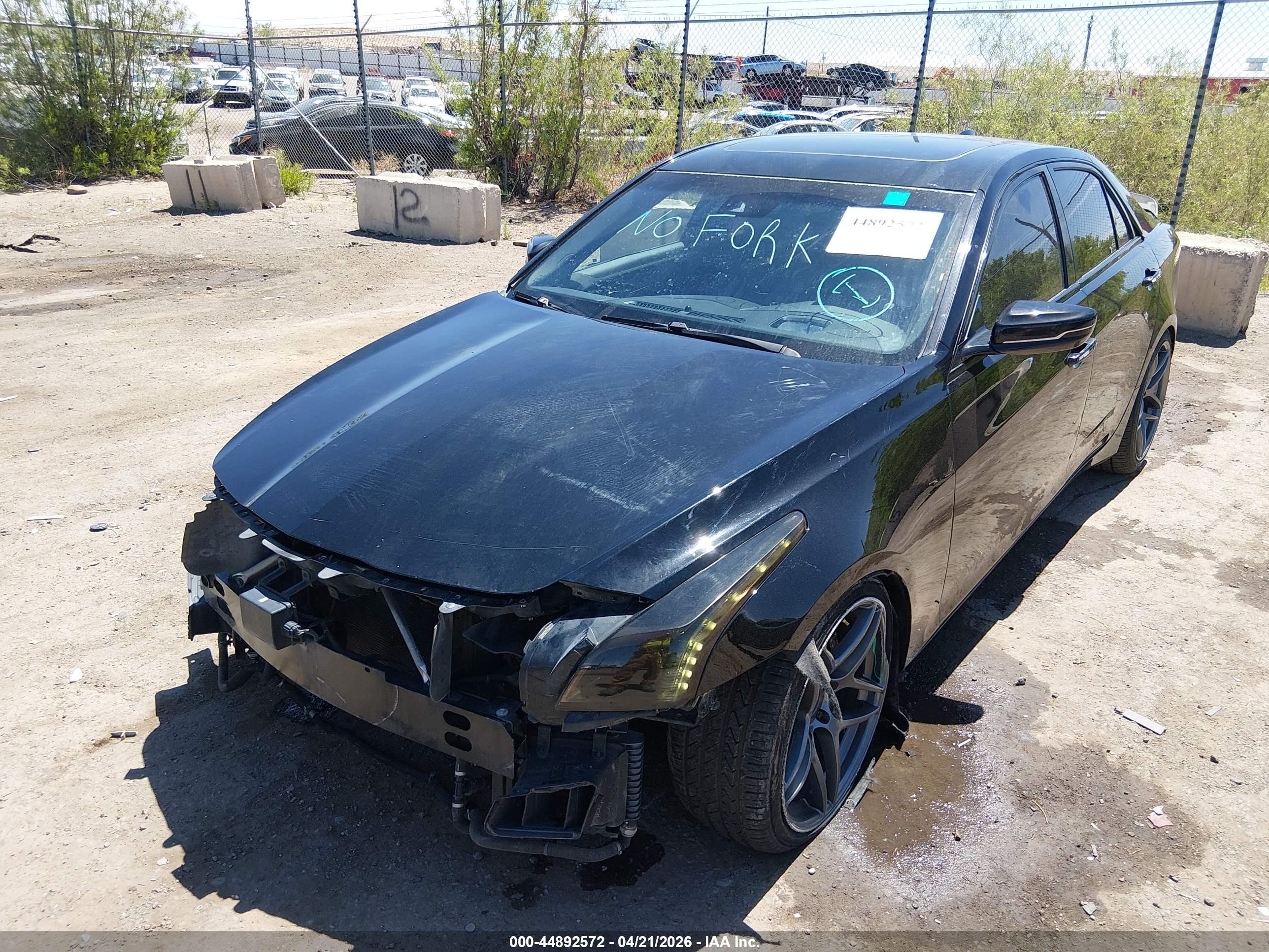 2016 Cadillac Cts V-sport Premium Black vin: 1G6AV5S81G0129531