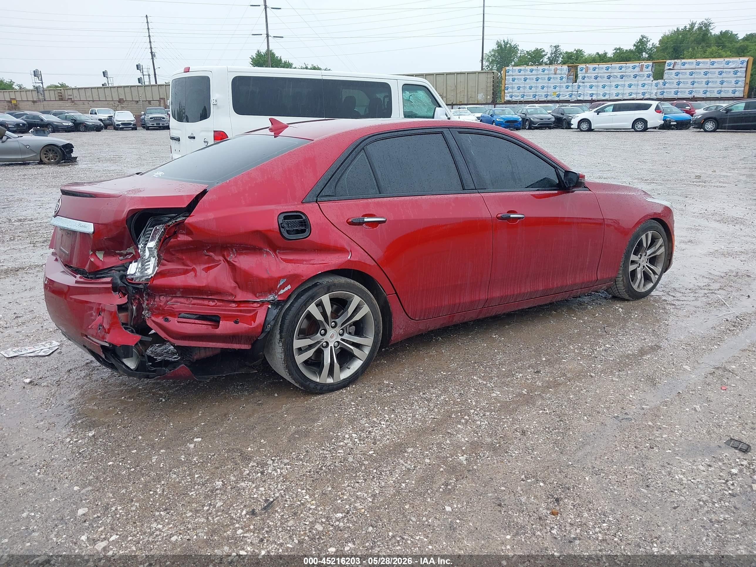 2014 Cadillac Cts Vsport Premium Red vin: 1G6AV5S84E0147129