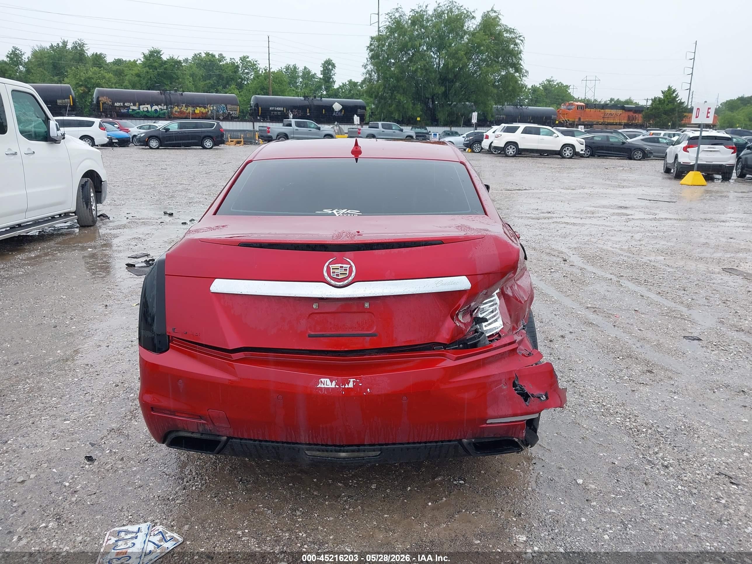 2014 Cadillac Cts Vsport Premium Red vin: 1G6AV5S84E0147129