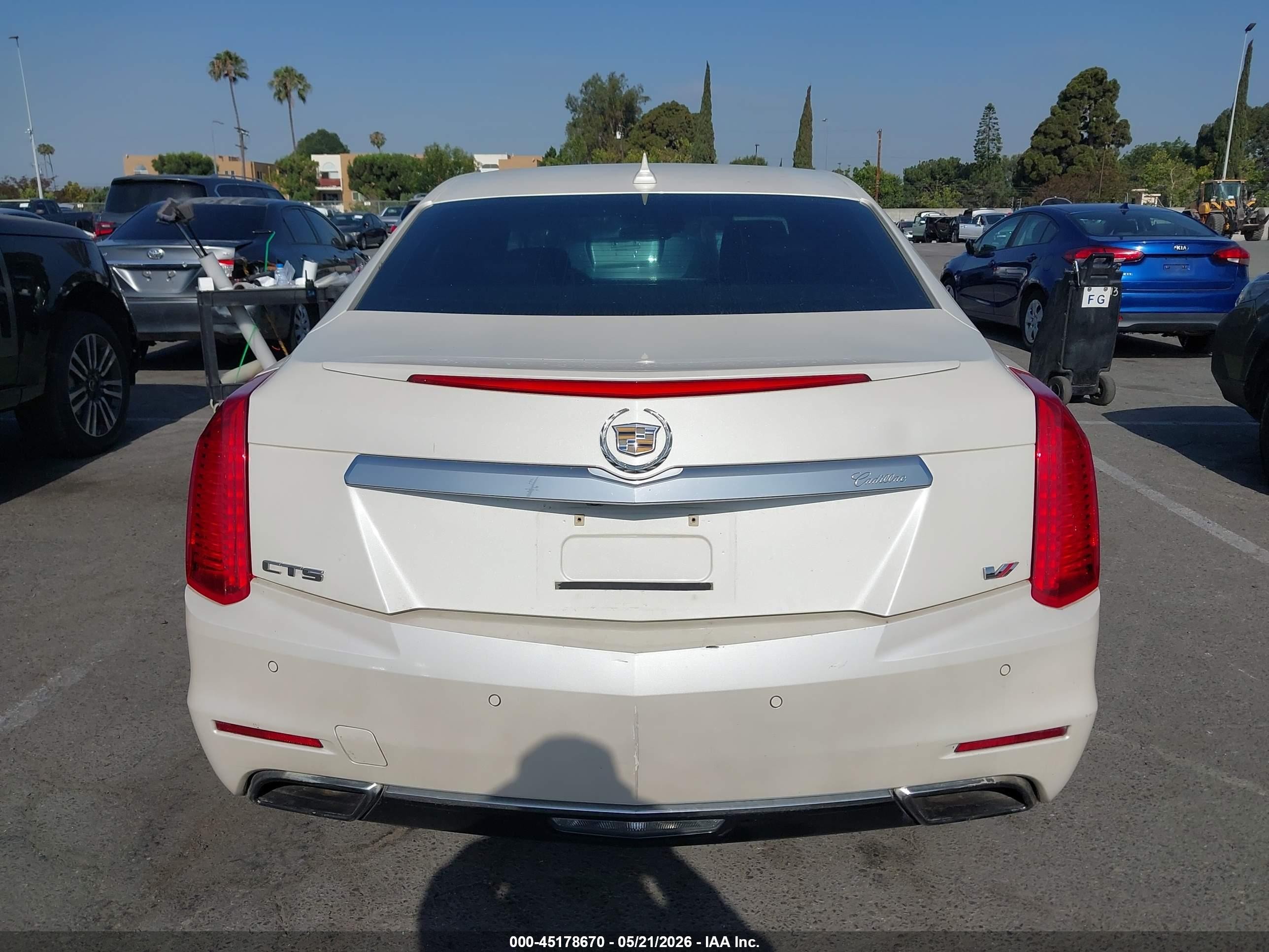 2014 Cadillac Cts Vsport Premium Cream vin: 1G6AV5S87E0163180