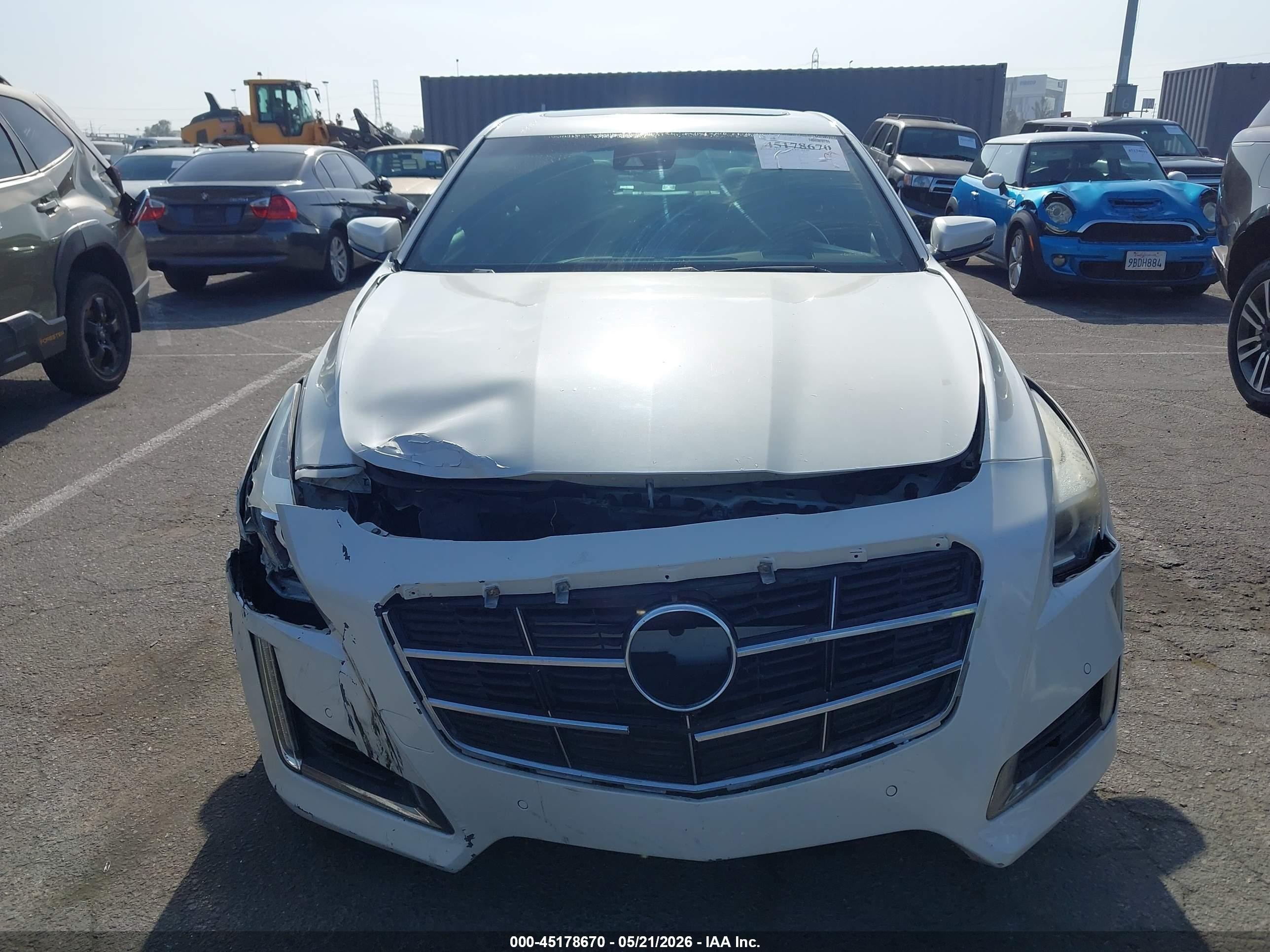 2014 Cadillac Cts Vsport Premium Cream vin: 1G6AV5S87E0163180