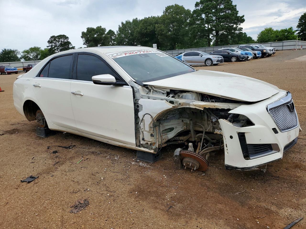 2014 Cadillac Cts Vsport Premium Бежевый vin: 1G6AV5S87E0172932