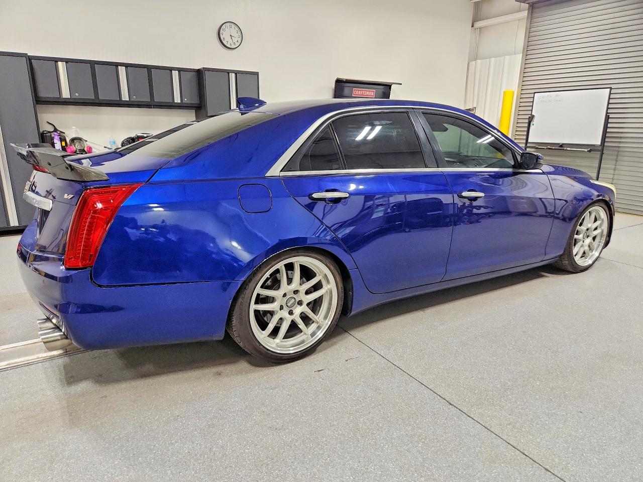 2015 Cadillac Cts Vsport Premium Blue vin: 1G6AV5S87F0123277