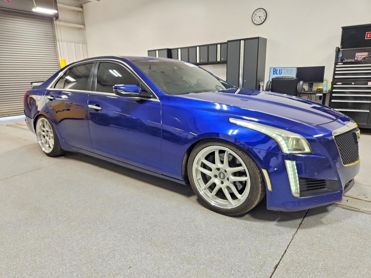2015 Cadillac Cts Vsport Premium Blue vin: 1G6AV5S87F0123277