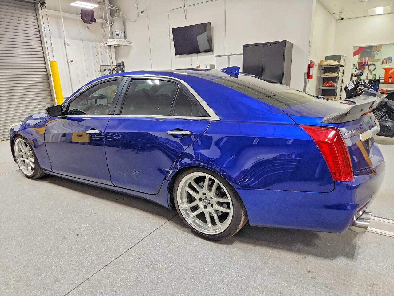 2015 Cadillac Cts Vsport Premium Blue vin: 1G6AV5S87F0123277