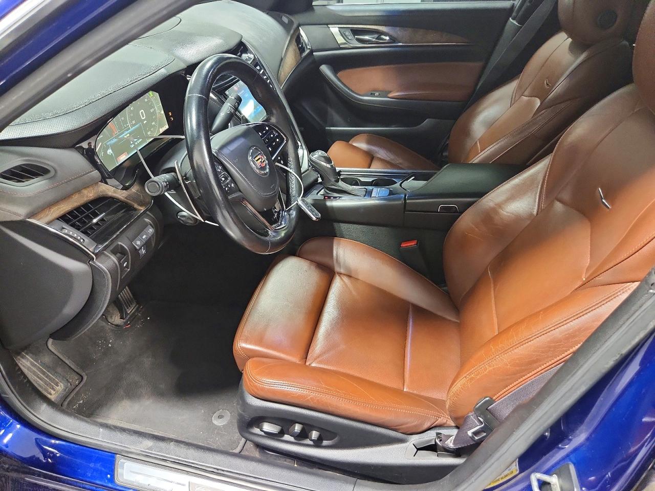 2015 Cadillac Cts Vsport Premium Blue vin: 1G6AV5S87F0123277