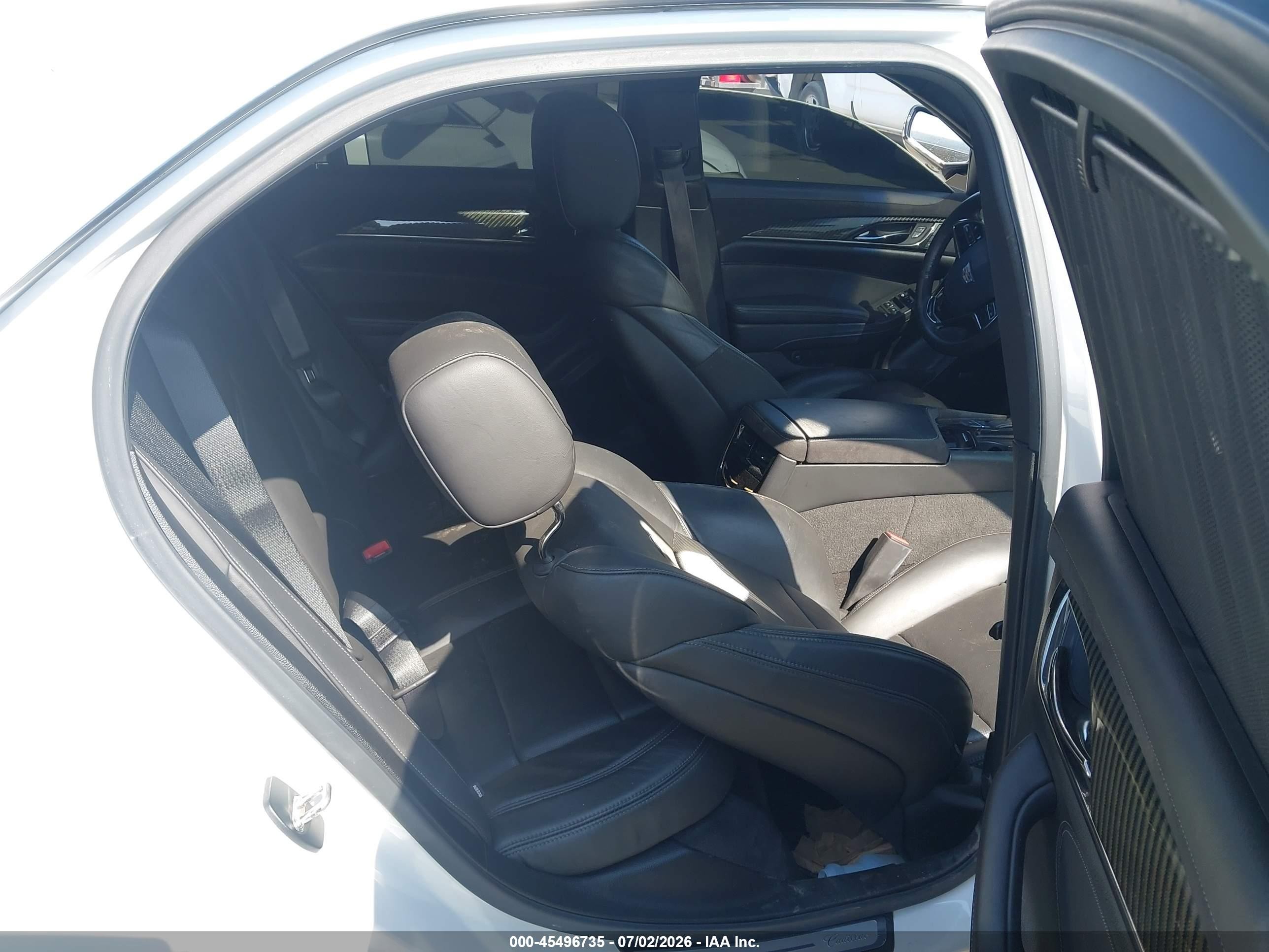 2015 Cadillac Cts Vsport Premium White vin: 1G6AV5S89F0130893