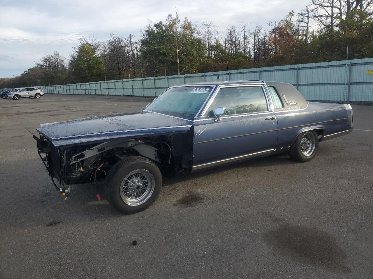 1984 Cadillac Fleetwood Brougham Blue vin: 1G6AW478XE9072013