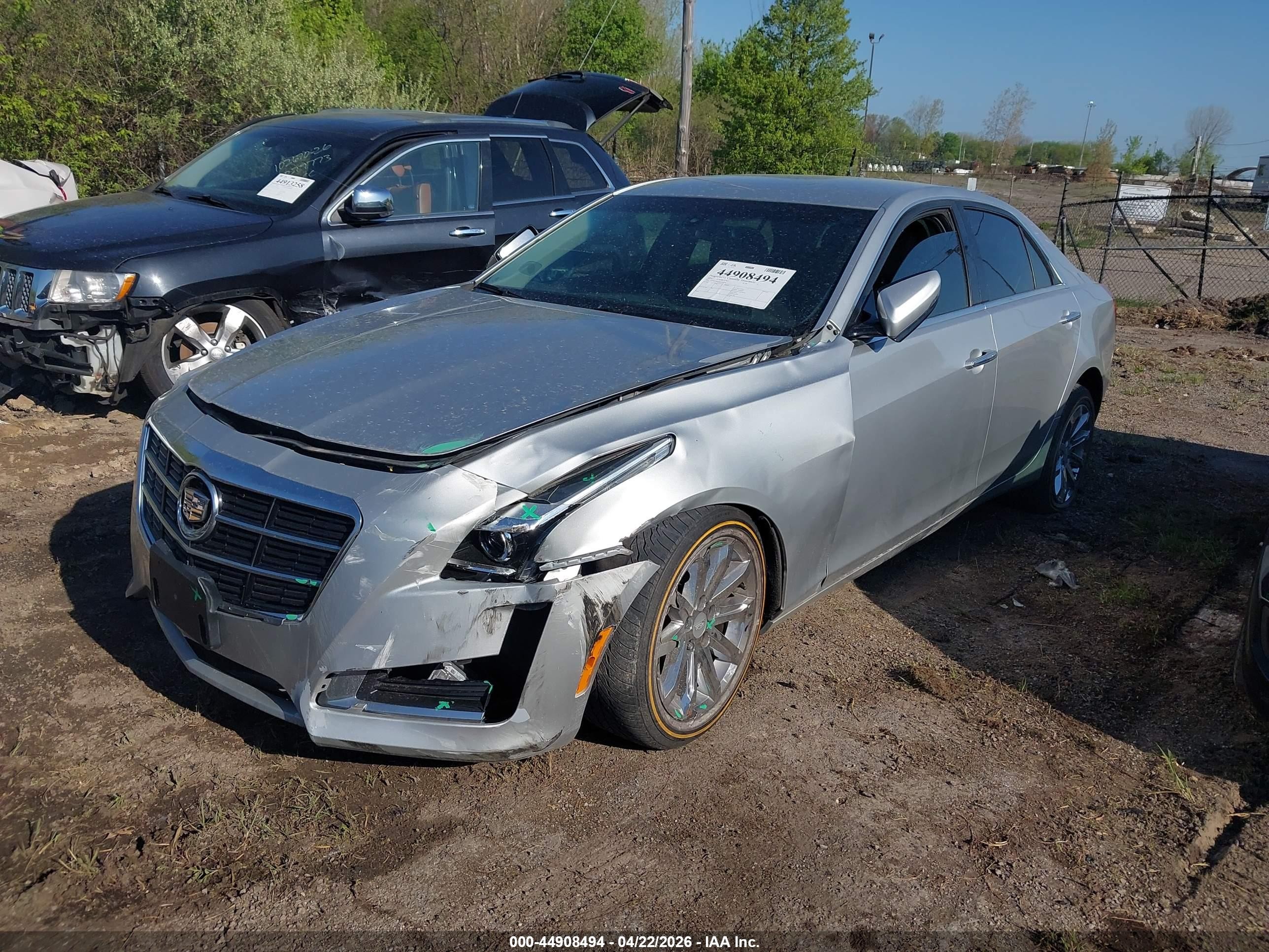 2014 Cadillac Cts Awd Silver vin: 1G6AW5SX0E0144295