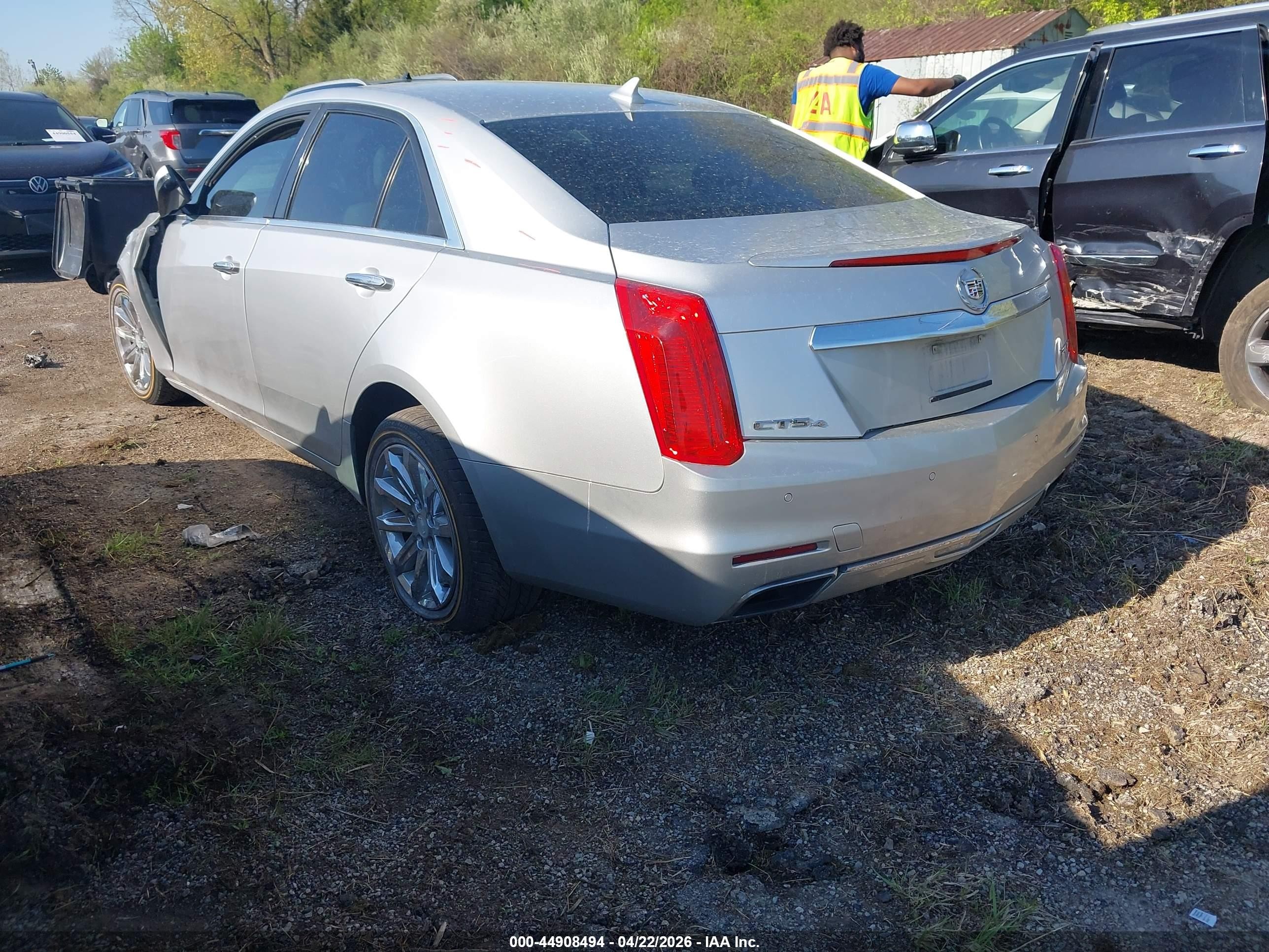 2014 Cadillac Cts Awd Silver vin: 1G6AW5SX0E0144295