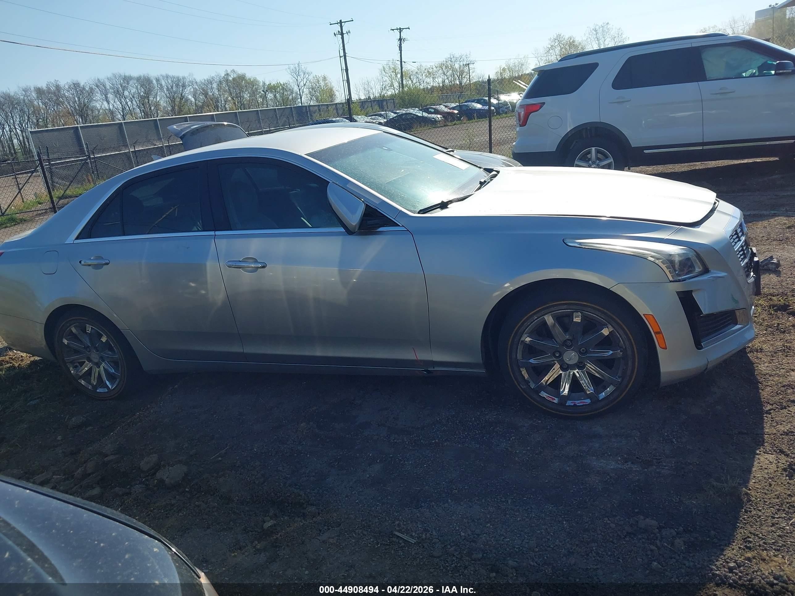 2014 Cadillac Cts Awd Silver vin: 1G6AW5SX0E0144295