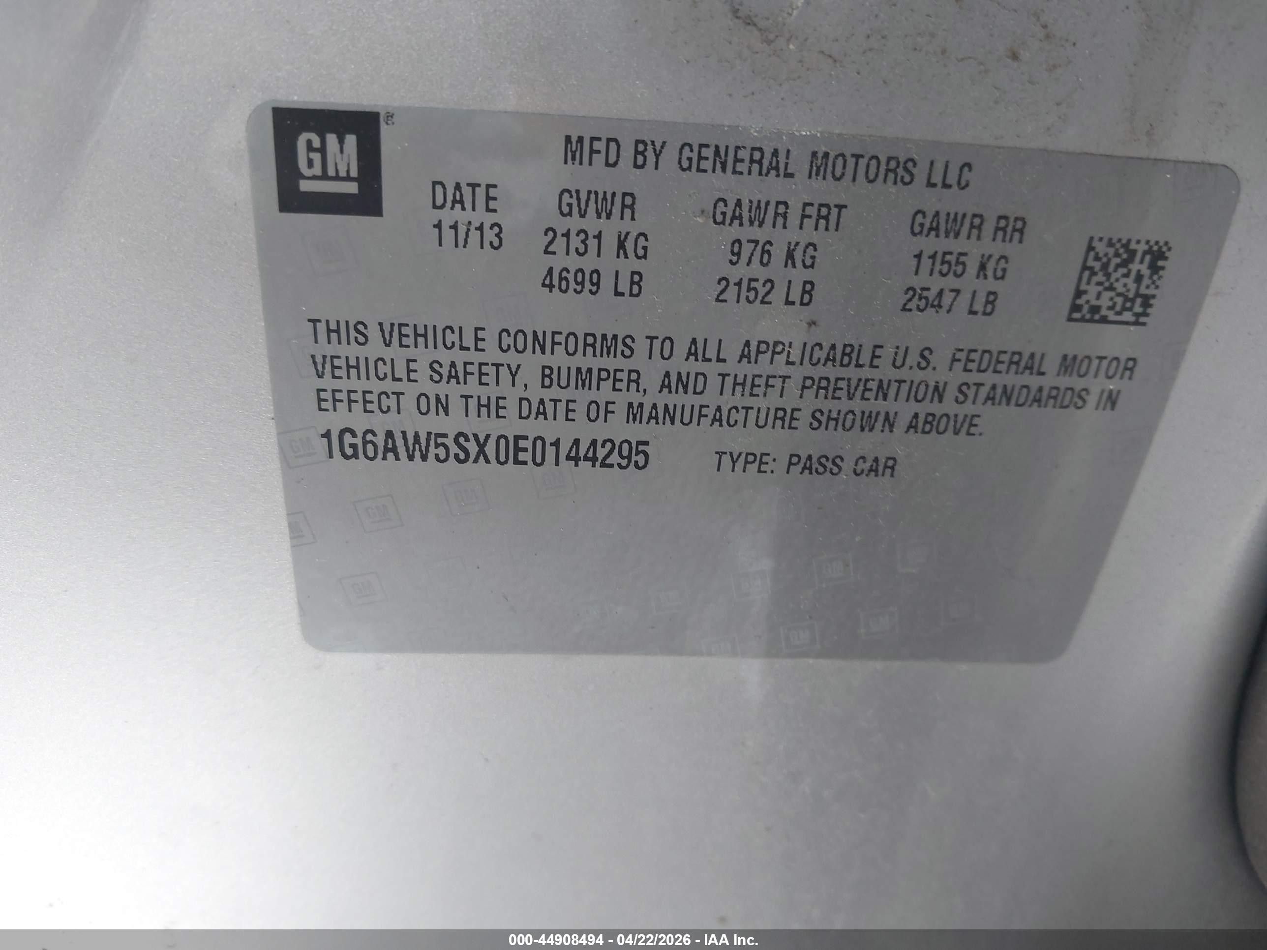 2014 Cadillac Cts Awd Silver vin: 1G6AW5SX0E0144295