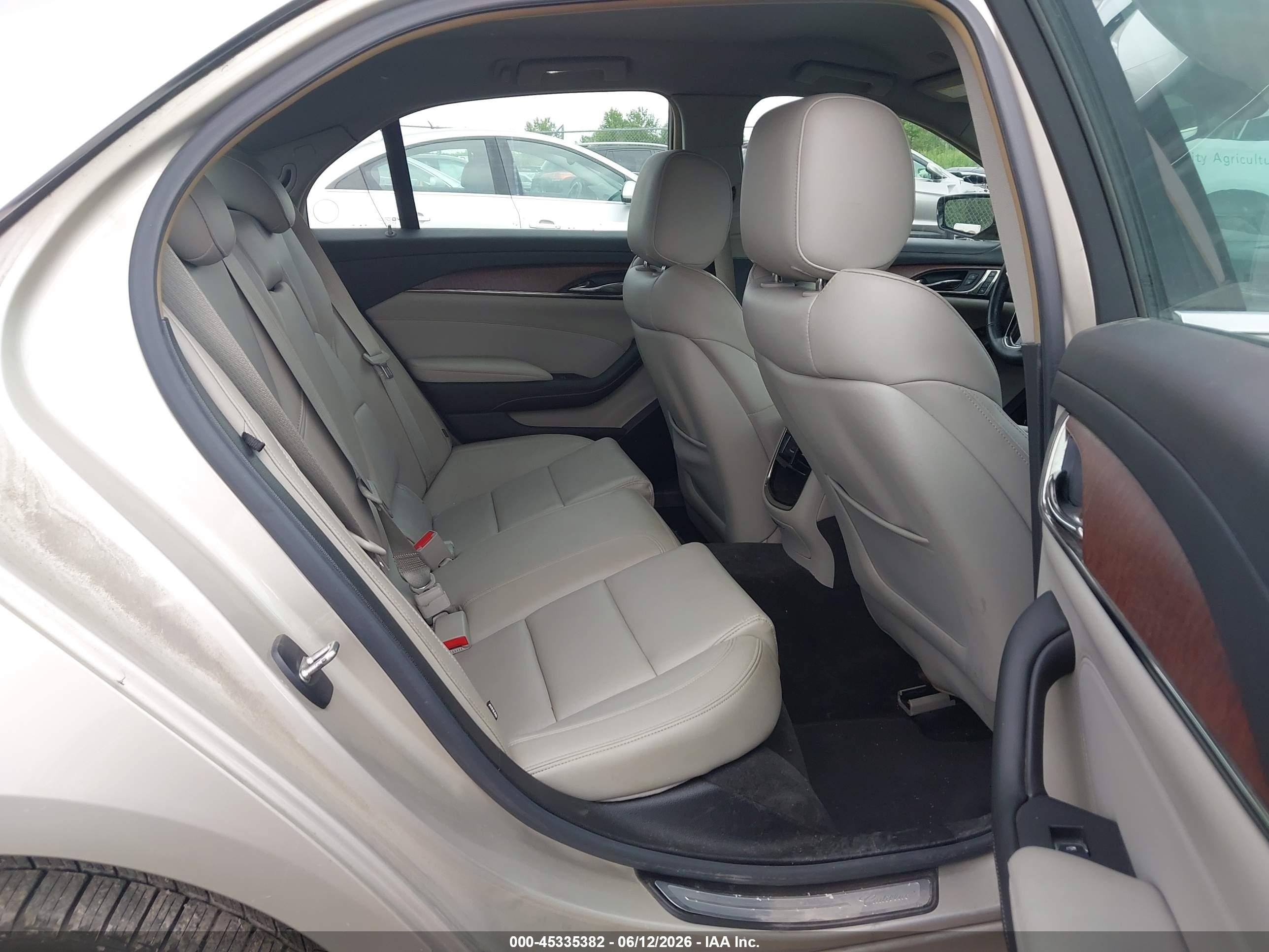 2015 Cadillac Cts Standard Champagne vin: 1G6AW5SX0F0105398