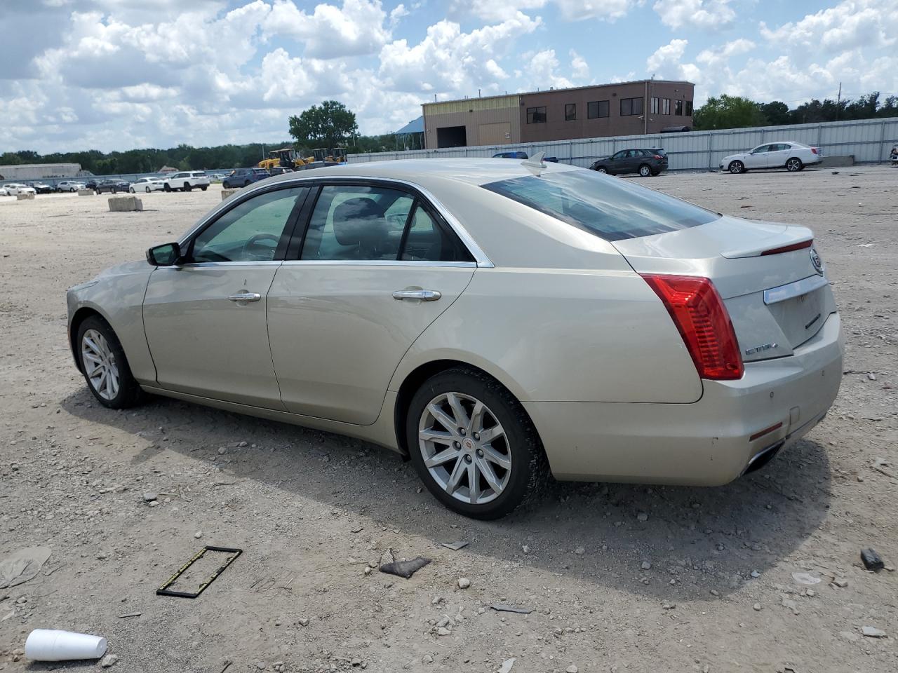 2014 Cadillac Cts Tan vin: 1G6AW5SX4E0134904