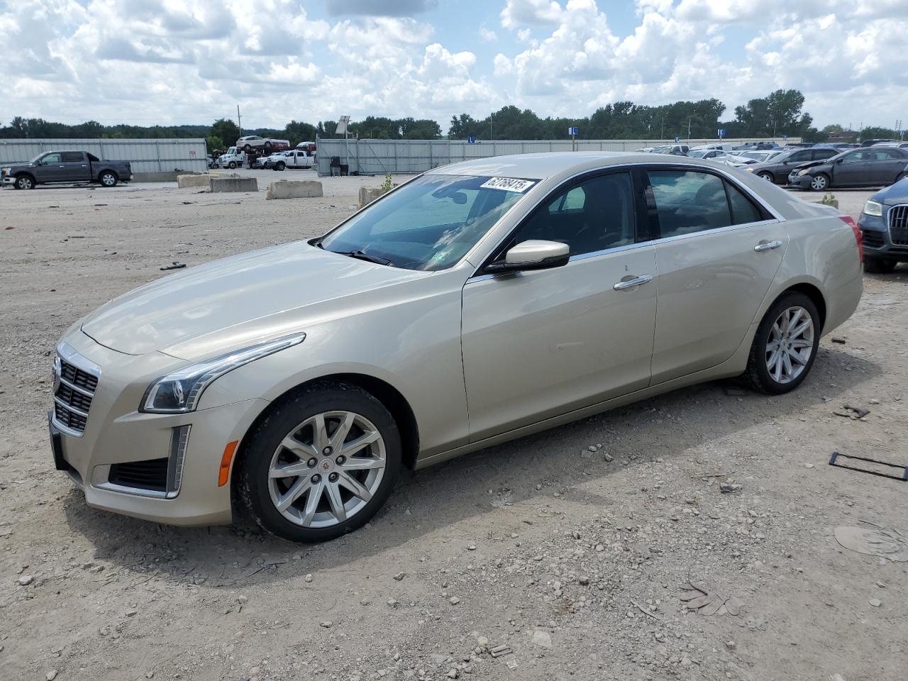 2014 Cadillac Cts Tan vin: 1G6AW5SX4E0134904