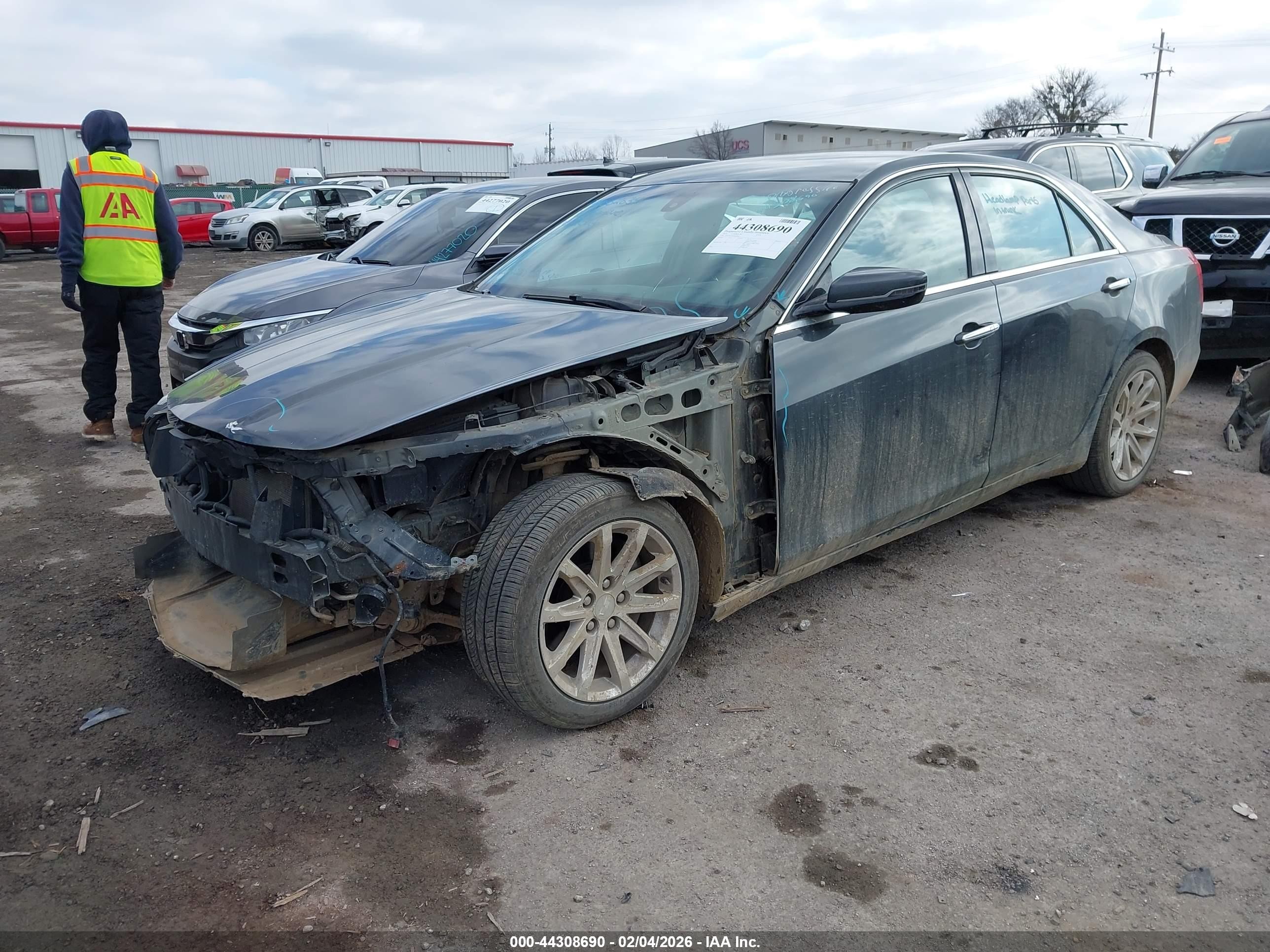 2015 Cadillac Cts Standard Gray vin: 1G6AW5SX5F0106062