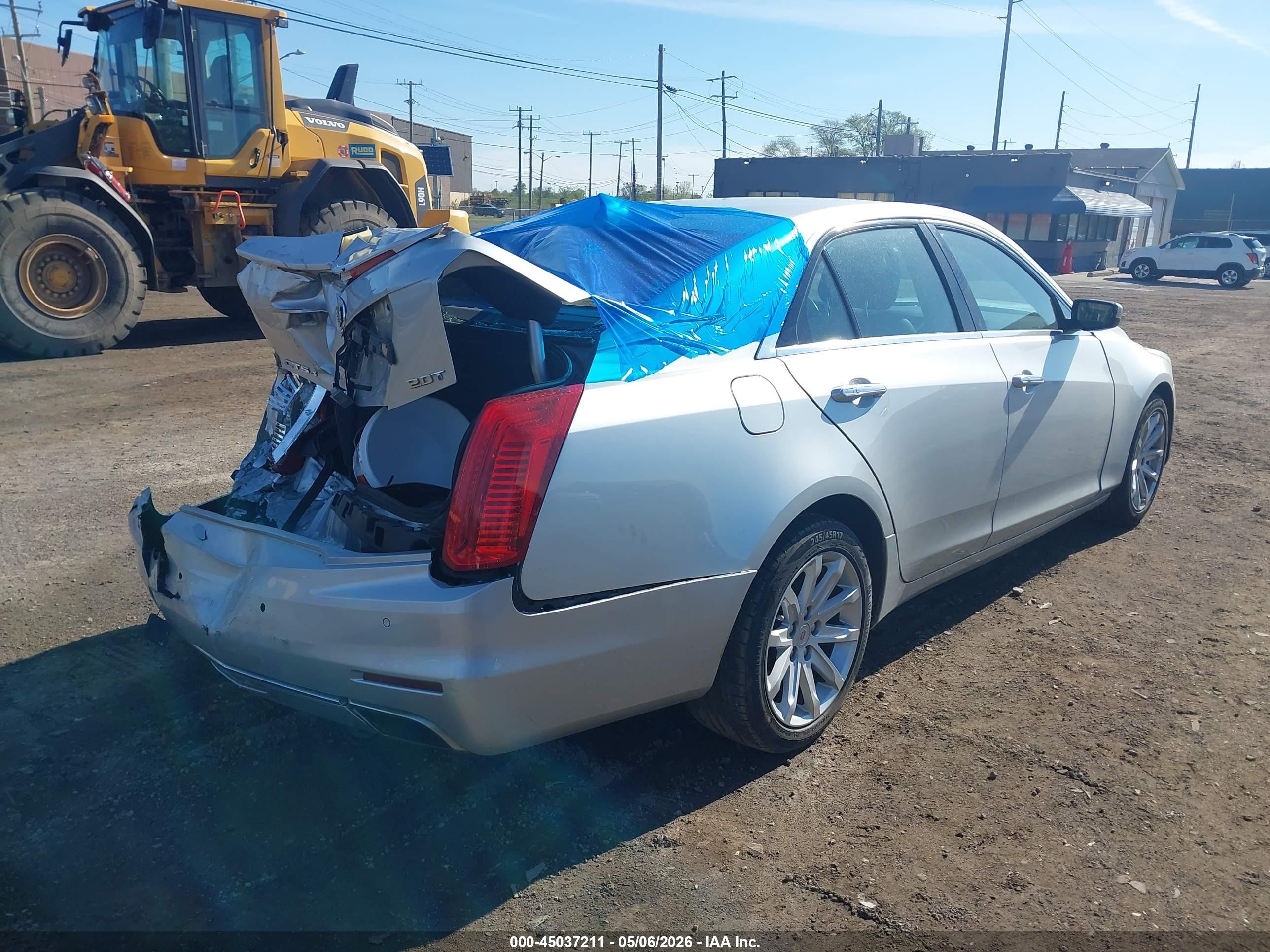2014 Cadillac Cts Standard Silver vin: 1G6AW5SX6E0126979