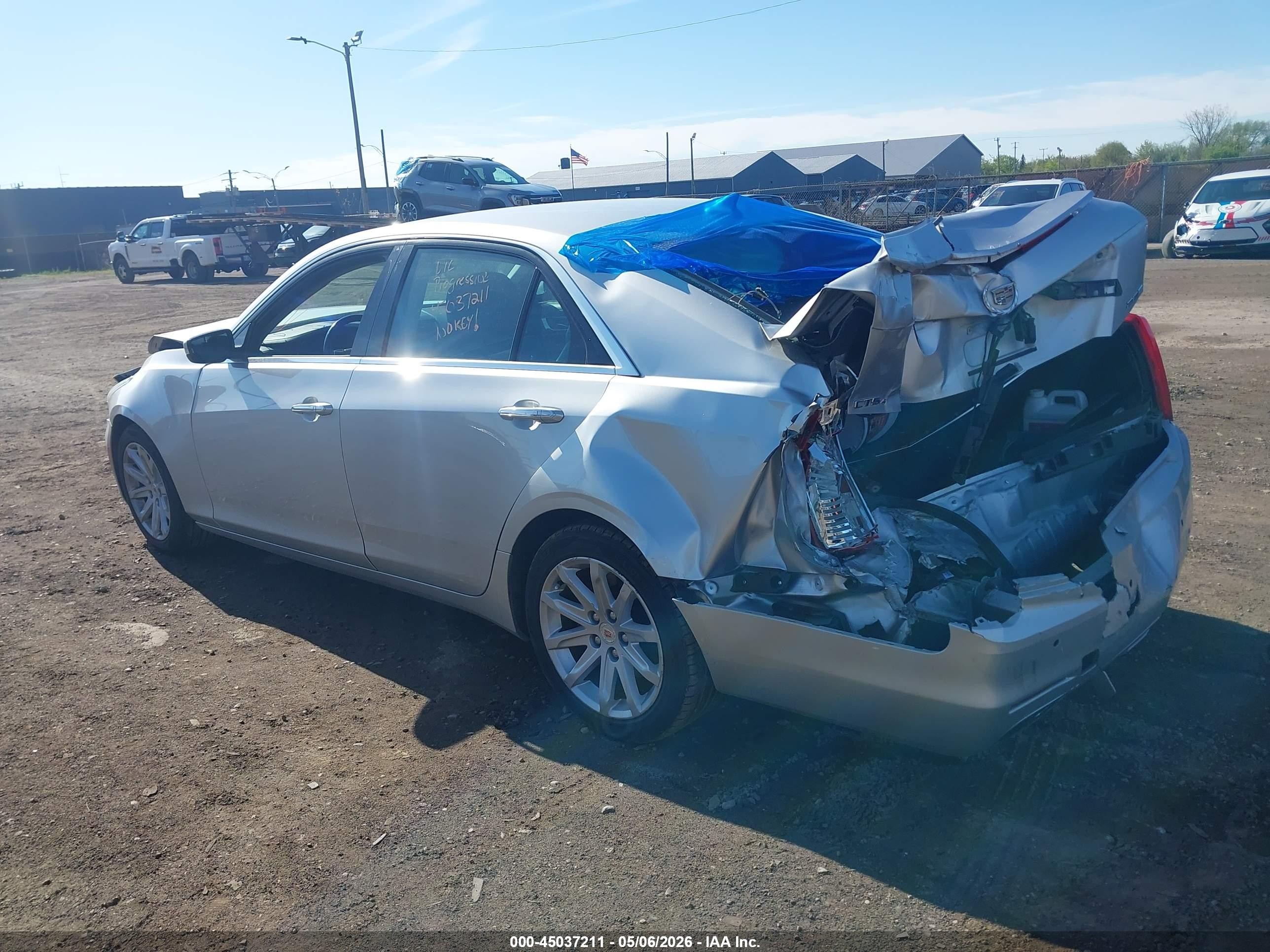 2014 Cadillac Cts Standard Silver vin: 1G6AW5SX6E0126979