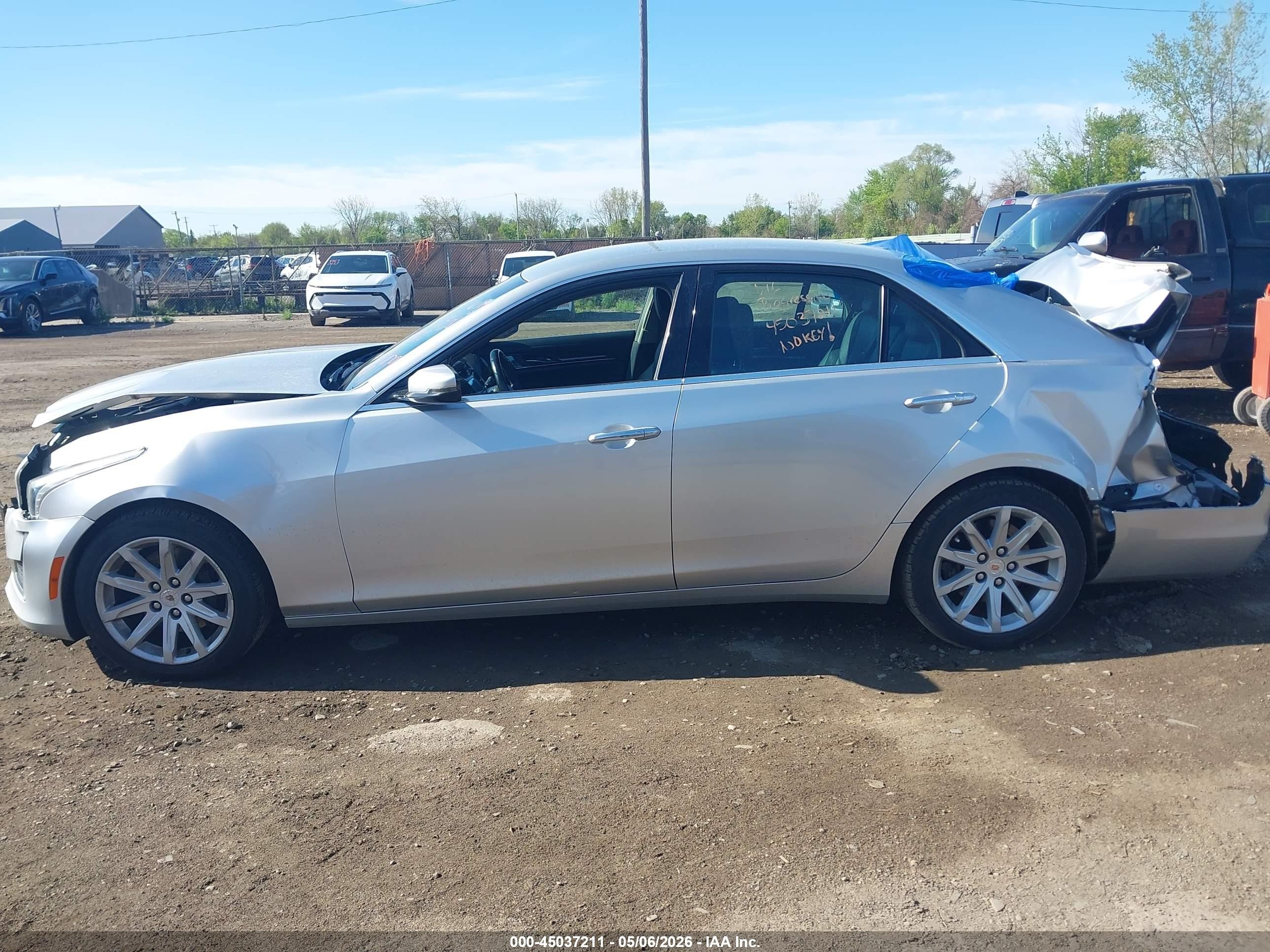 2014 Cadillac Cts Standard Silver vin: 1G6AW5SX6E0126979