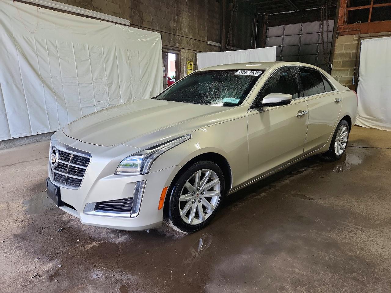 2014 Cadillac Cts Tan vin: 1G6AW5SX6E0129400