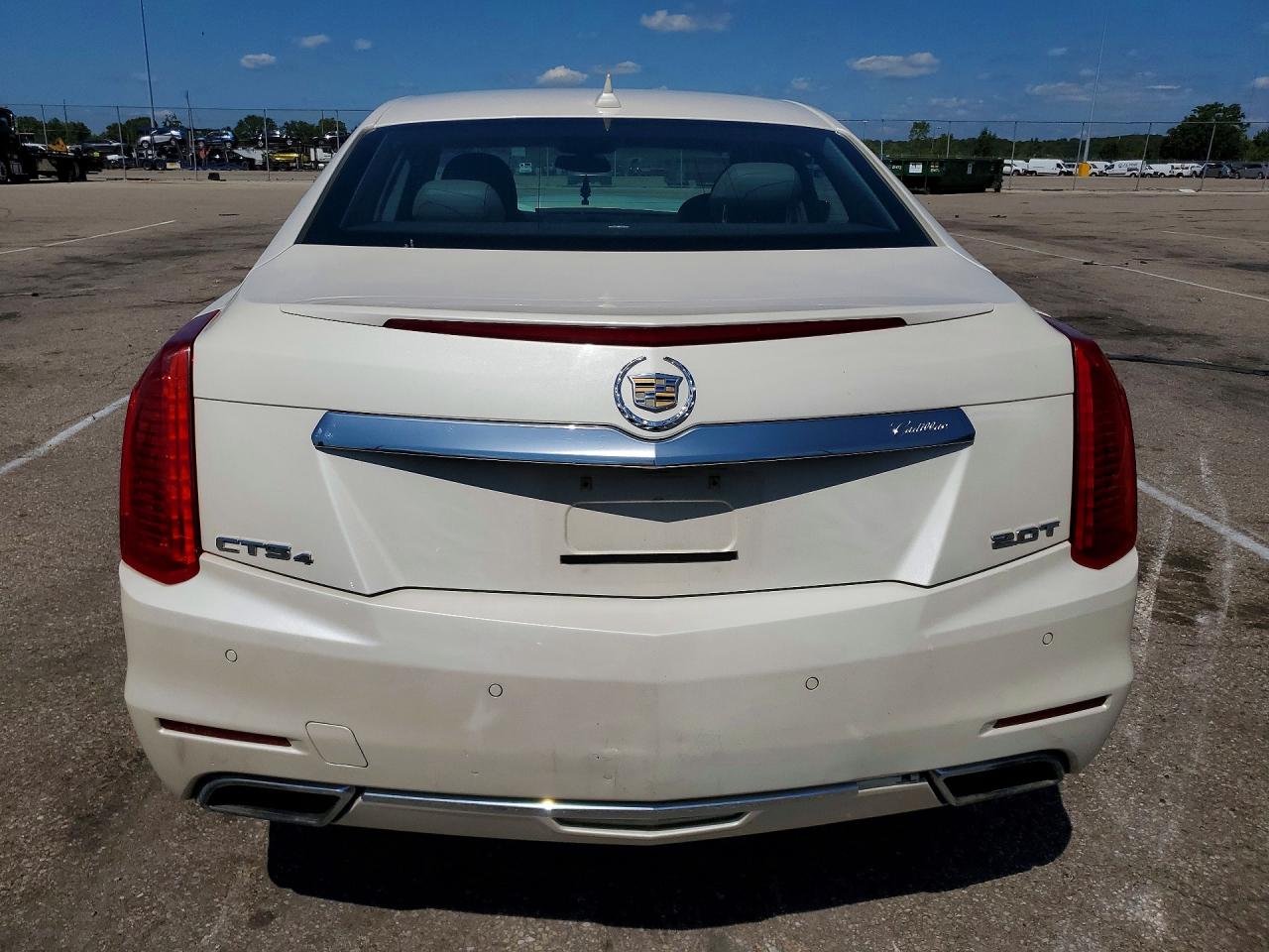 2014 Cadillac Cts White vin: 1G6AW5SX7E0125632
