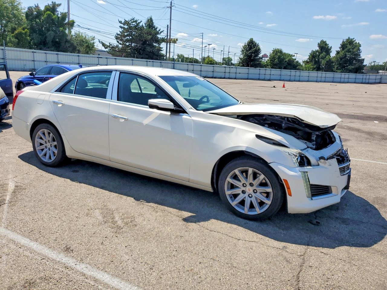 2014 Cadillac Cts White vin: 1G6AW5SX7E0125632