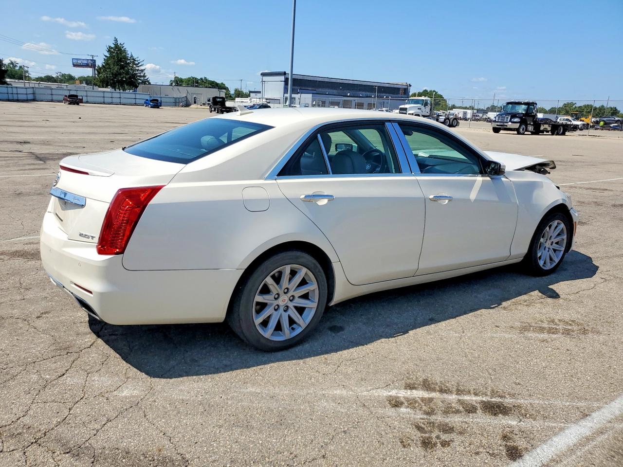 2014 Cadillac Cts White vin: 1G6AW5SX7E0125632