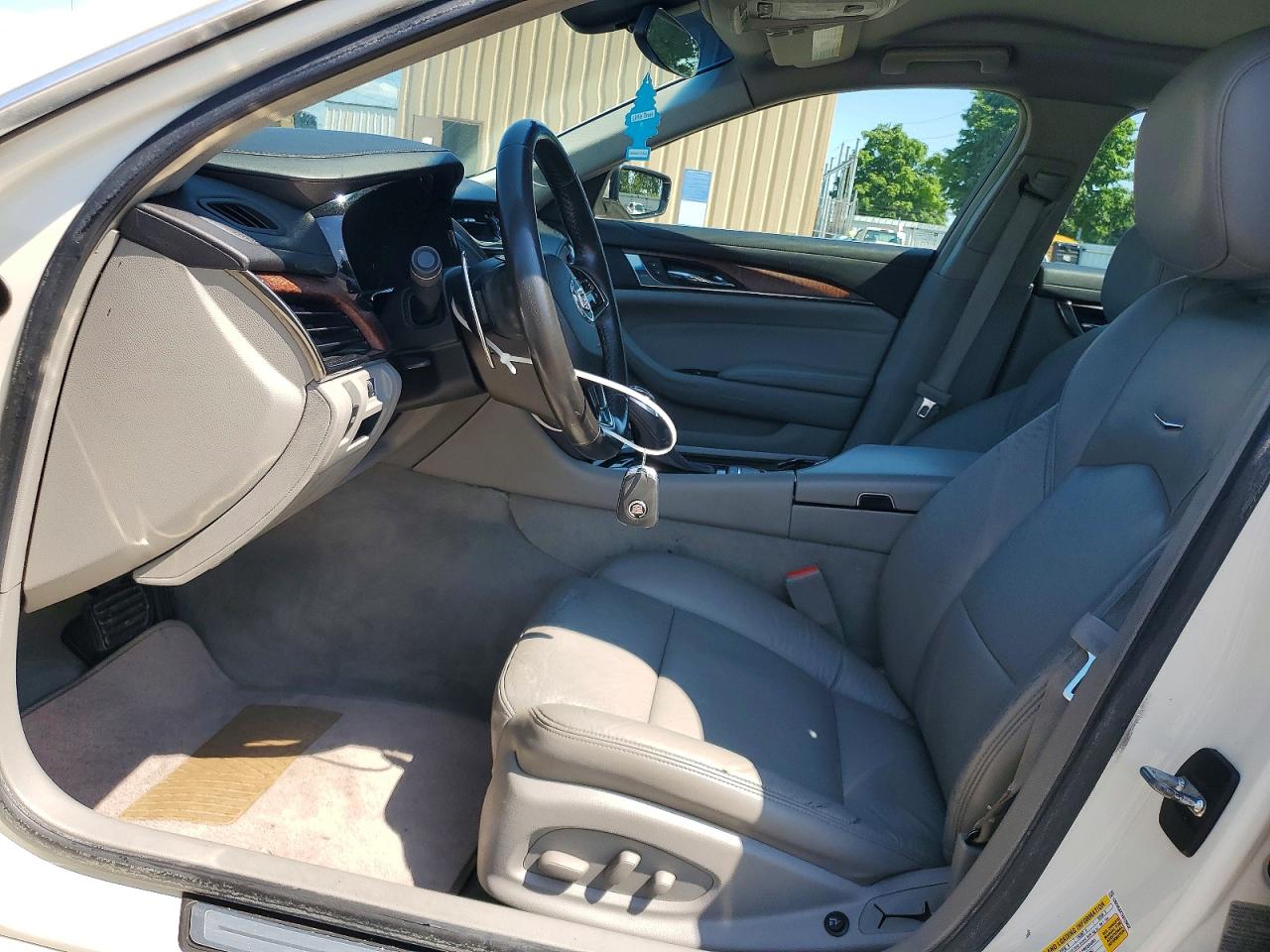 2014 Cadillac Cts White vin: 1G6AW5SX7E0125632