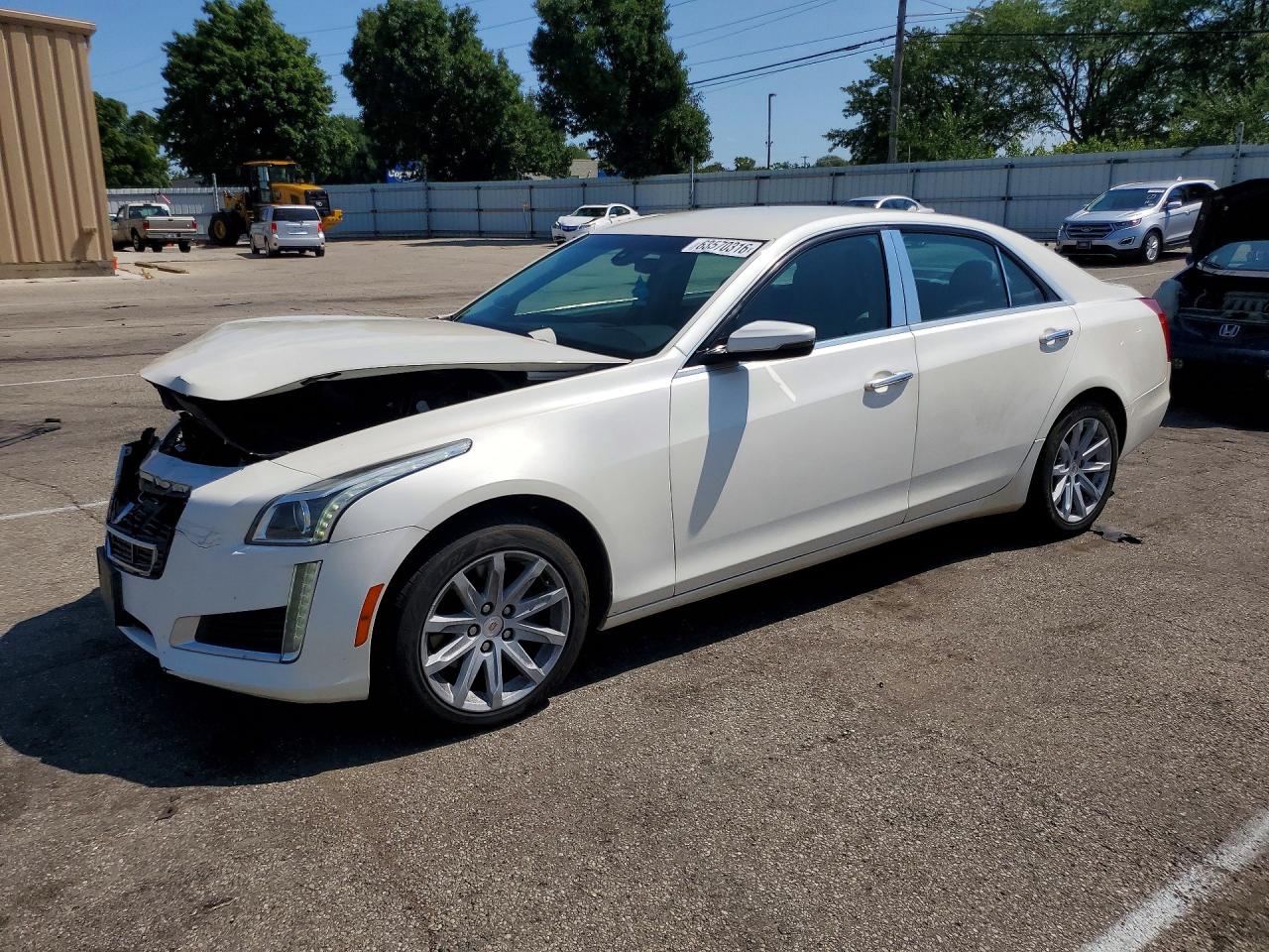 2014 Cadillac Cts White vin: 1G6AW5SX7E0125632