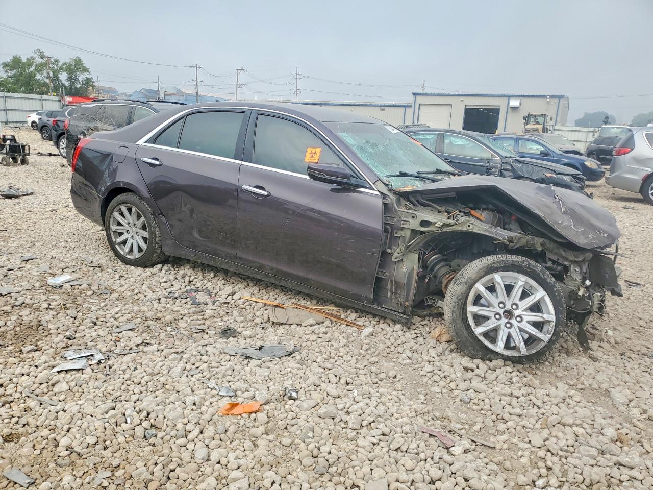 2014 Cadillac Cts Charcoal vin: 1G6AW5SX8E0125672