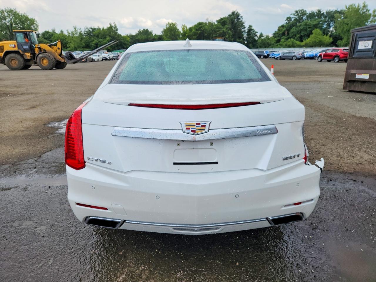 2015 Cadillac Cts Белый vin: 1G6AW5SX8F0111126