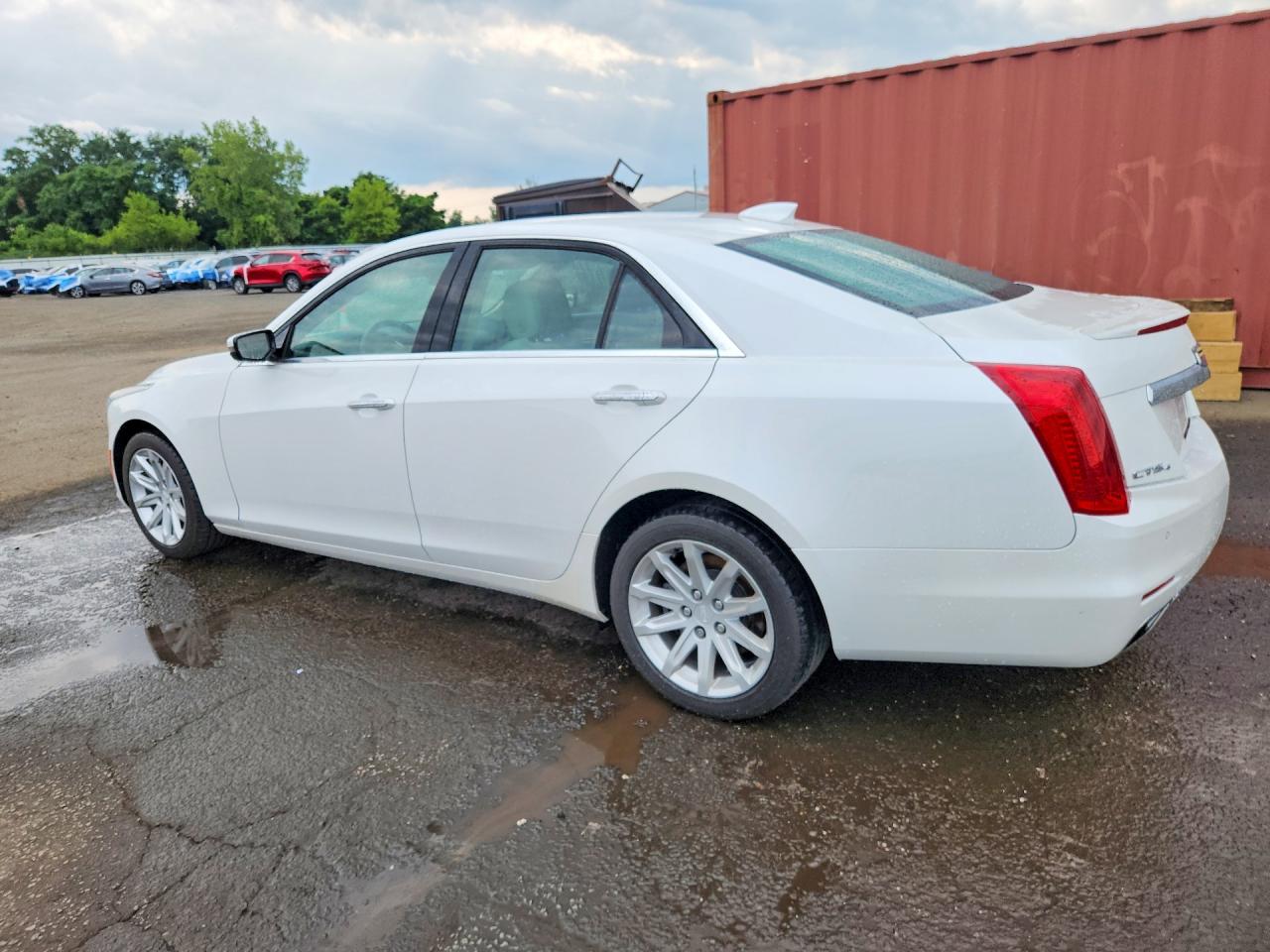 2015 Cadillac Cts Белый vin: 1G6AW5SX8F0111126