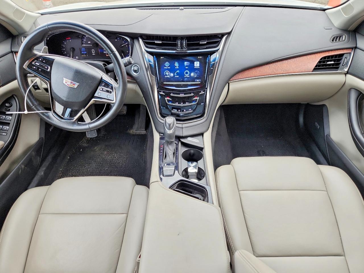 2015 Cadillac Cts Белый vin: 1G6AW5SX8F0111126