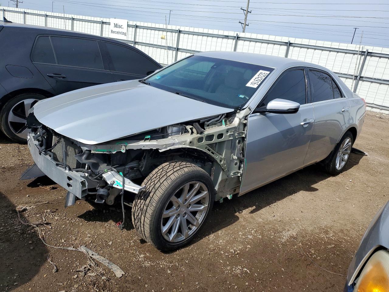 2015 Cadillac Cts Silver vin: 1G6AW5SX8F0116360