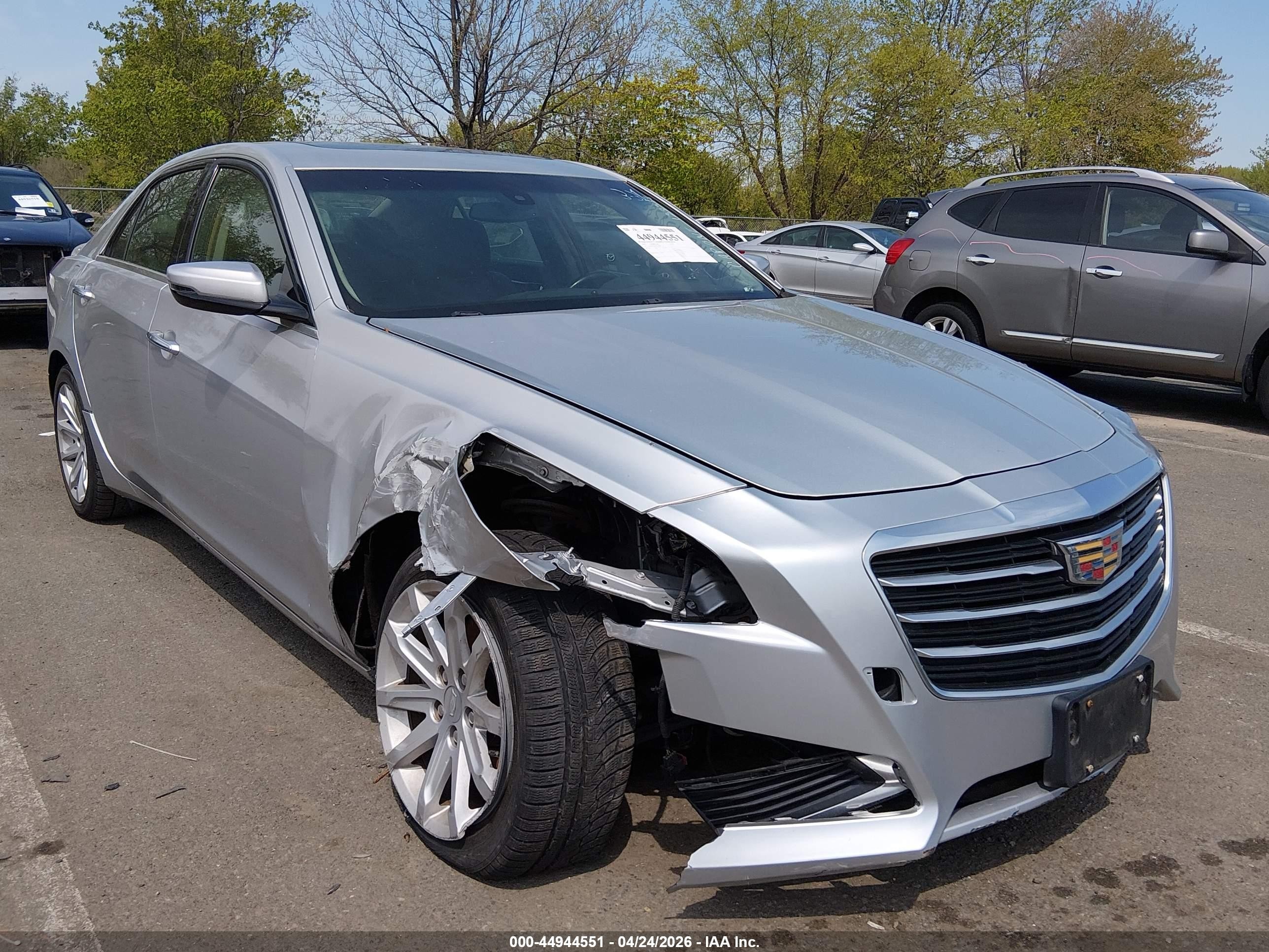 2015 Cadillac Cts Standard Silver vin: 1G6AW5SX8F0138388